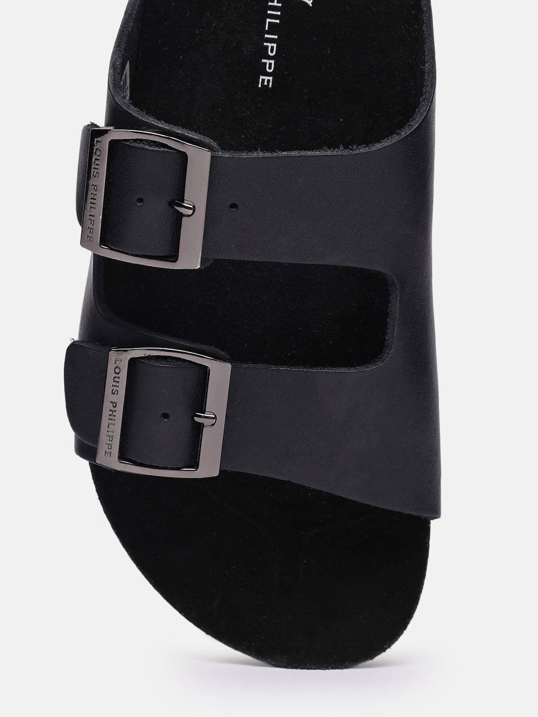 Louis Philippe Men Leather Comfort Sandals thumbnail 2