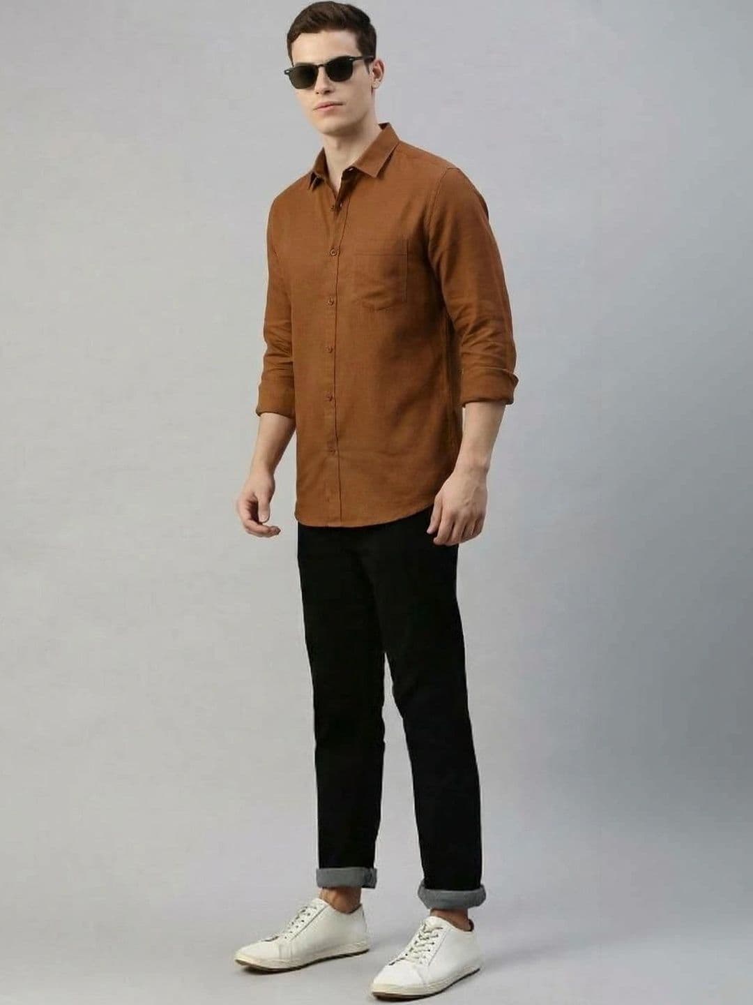 NEW-18 Men Standard Casual Shirt thumbnail 3