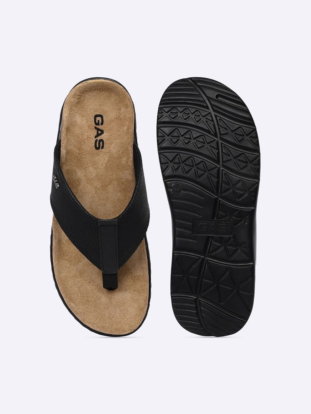 GAS Men Brilliante Black Sandals thumbnail 2