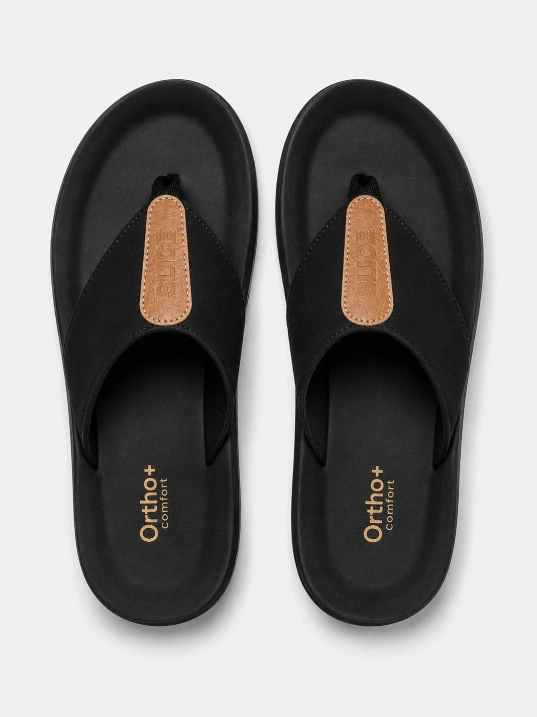 SLICE Men Rubber Thong Flip-Flops - view 1