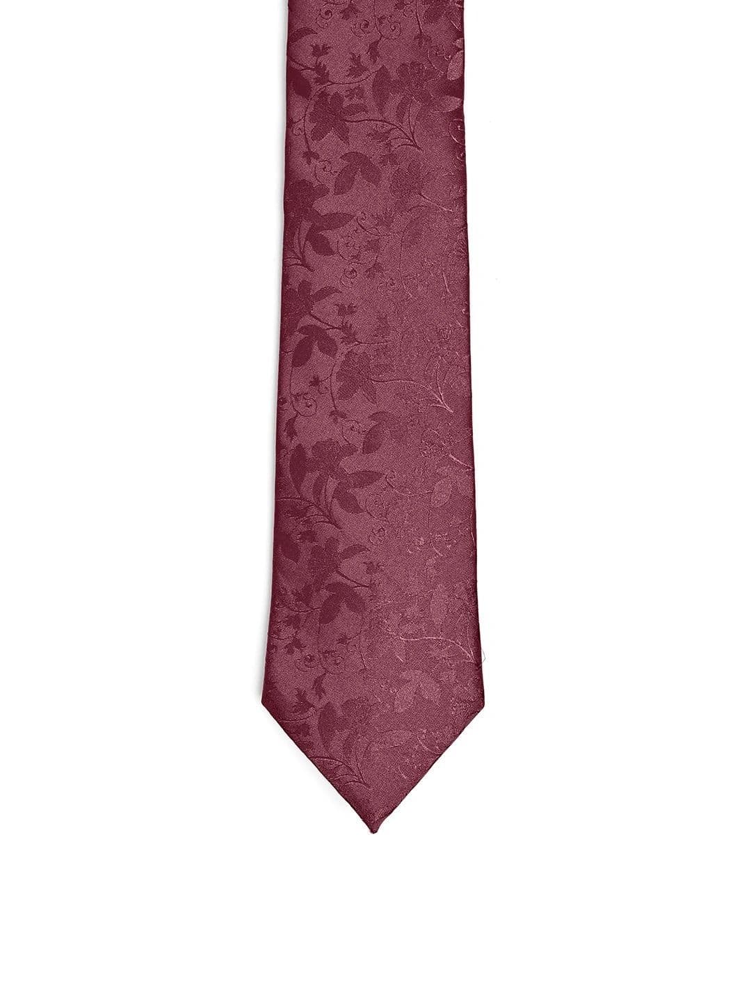 Cazzano Men Woven Design Skinny Tie thumbnail 6