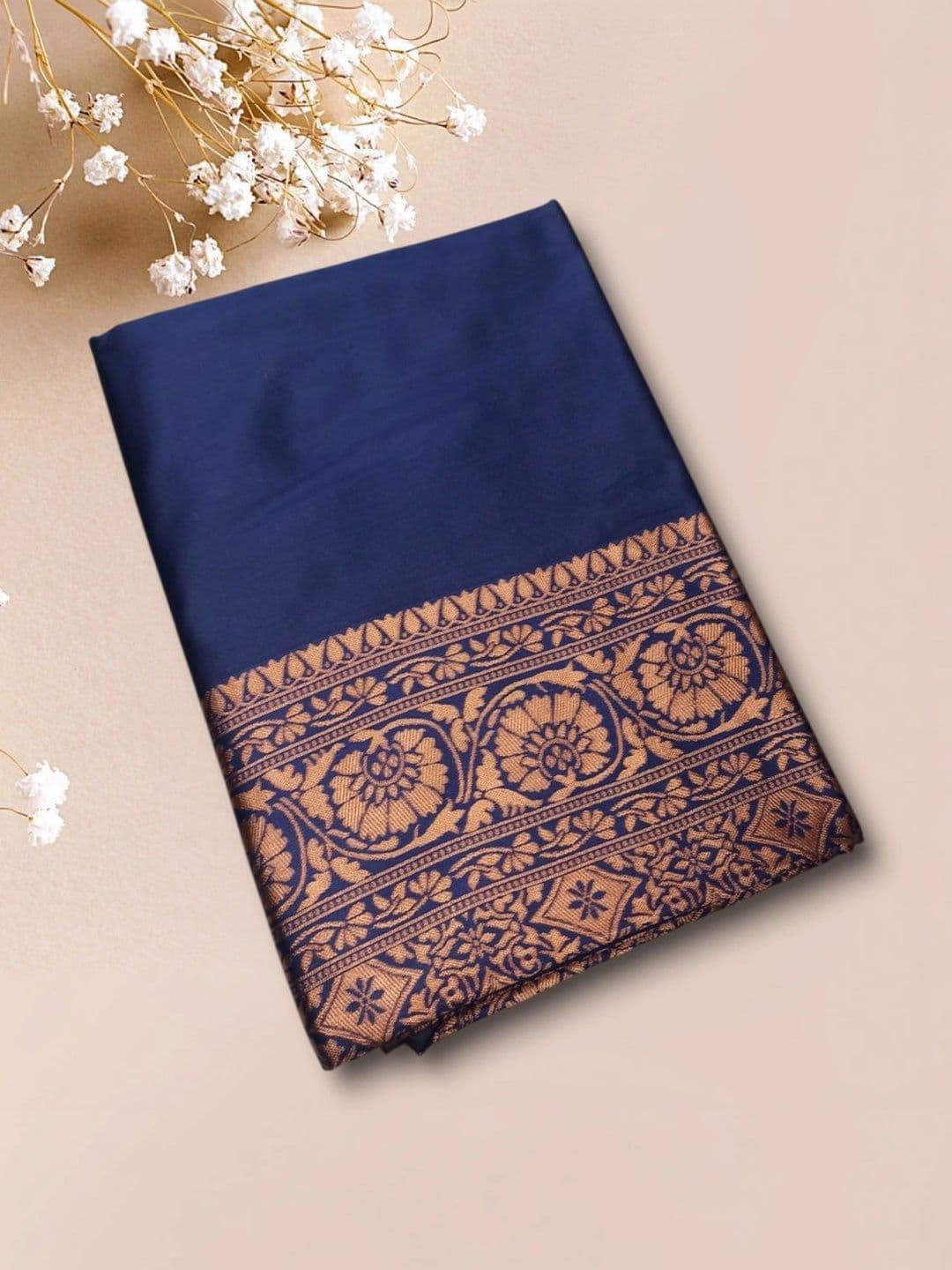Anokhi Attire Woven Design Zari Art Silk Banarasi Saree thumbnail 3