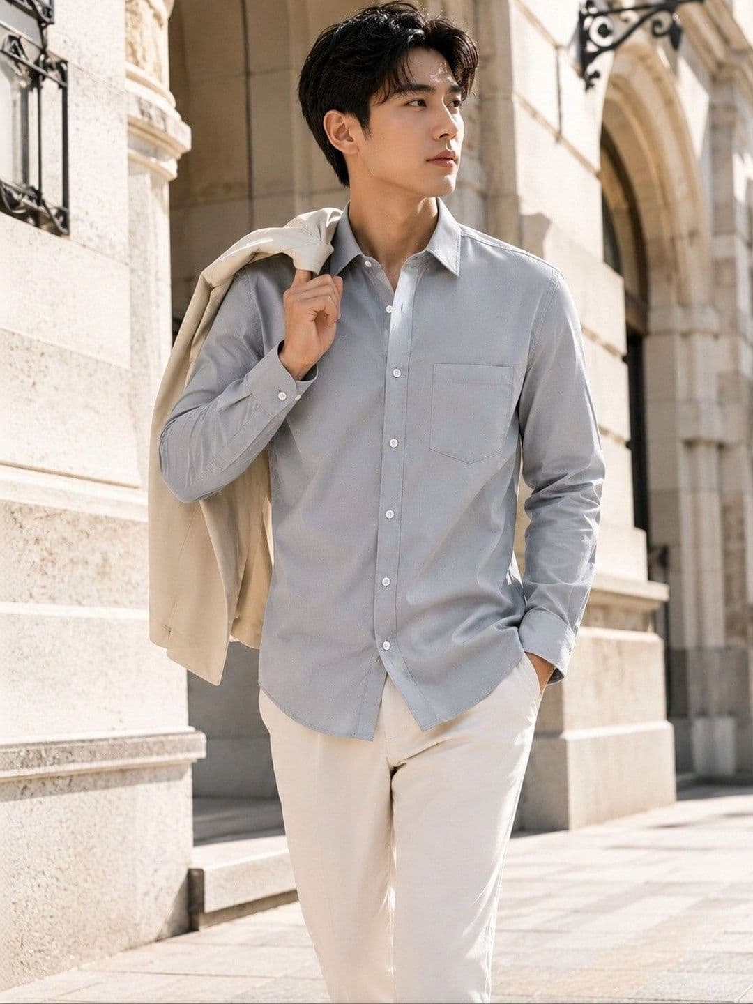 BAESD Men Premium Slim Fit Casual Shirt thumbnail 3