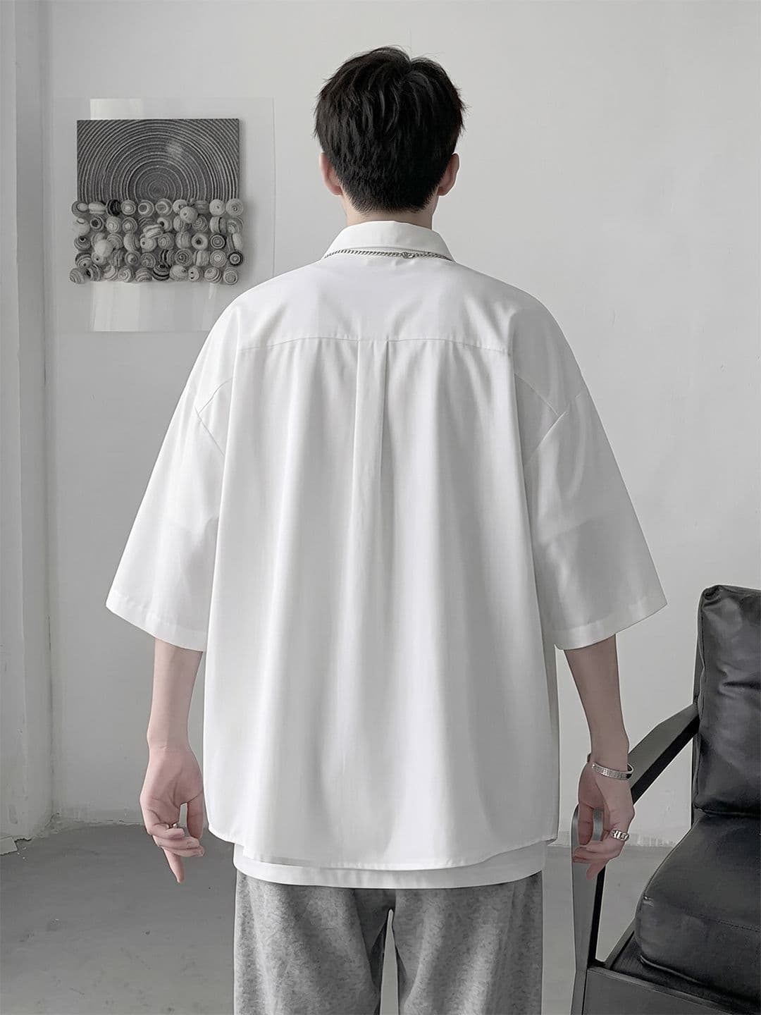Suo Solid Regular Fit Shirts thumbnail 7