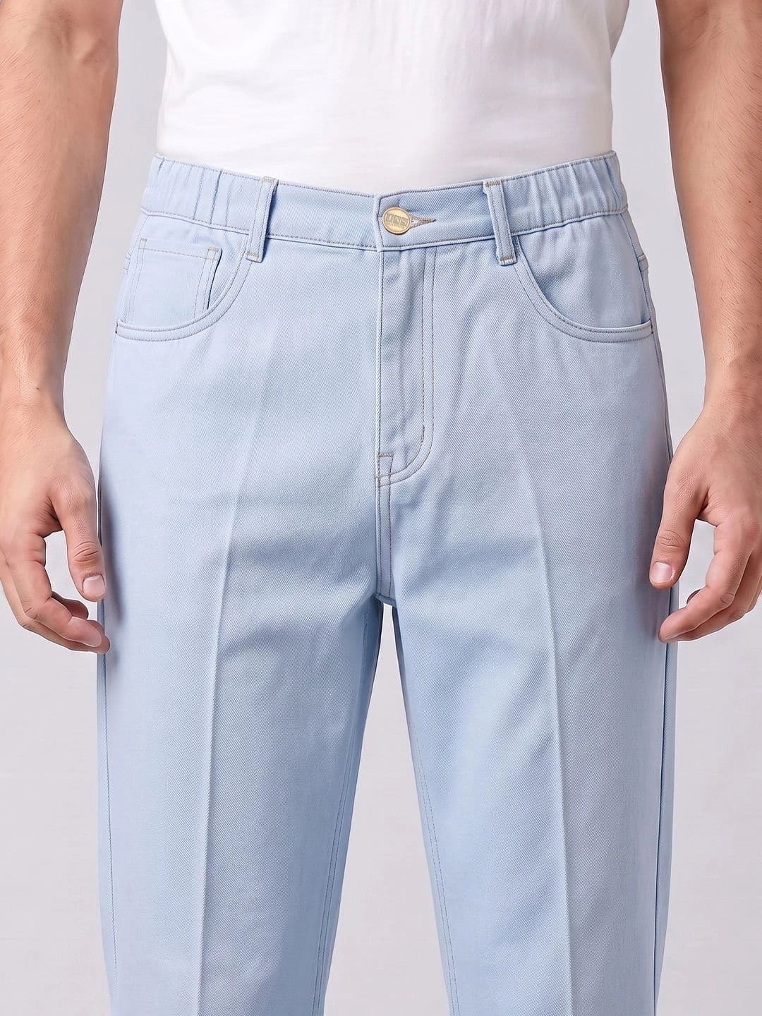 dolsia Men Straight Fit Mid-Rise Stretchable Jeans thumbnail 4