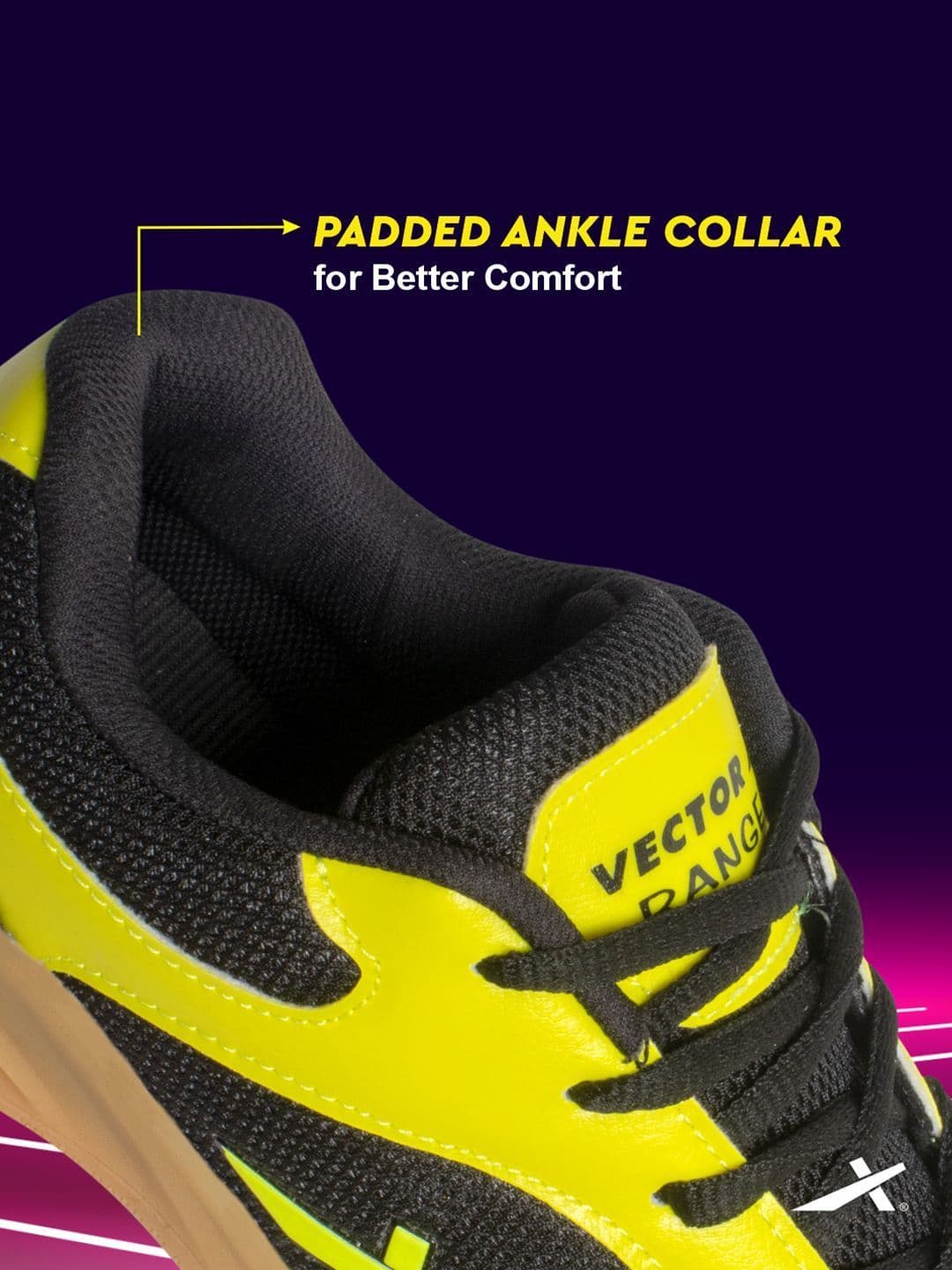 VECTOR X Ranger Court Shoe Synthetic Mesh Upper Rubber Sole Badminton Shoes thumbnail 4