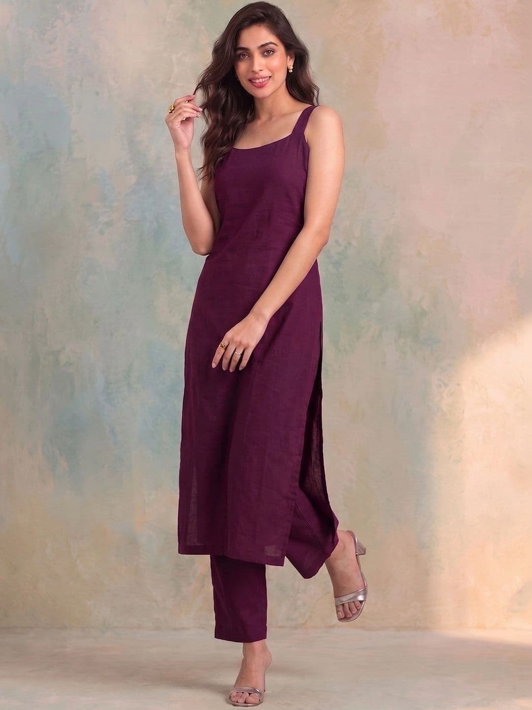 AADVIKA Women Ethnic Motifs Regular Kurta with Trousers & With Dupatta thumbnail 3