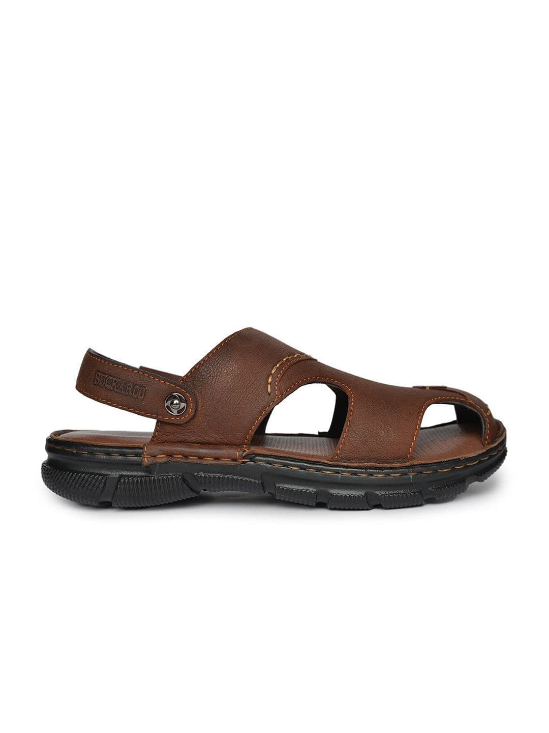 Buckaroo Men Berko Textured Leather Comfort Sandals thumbnail 3