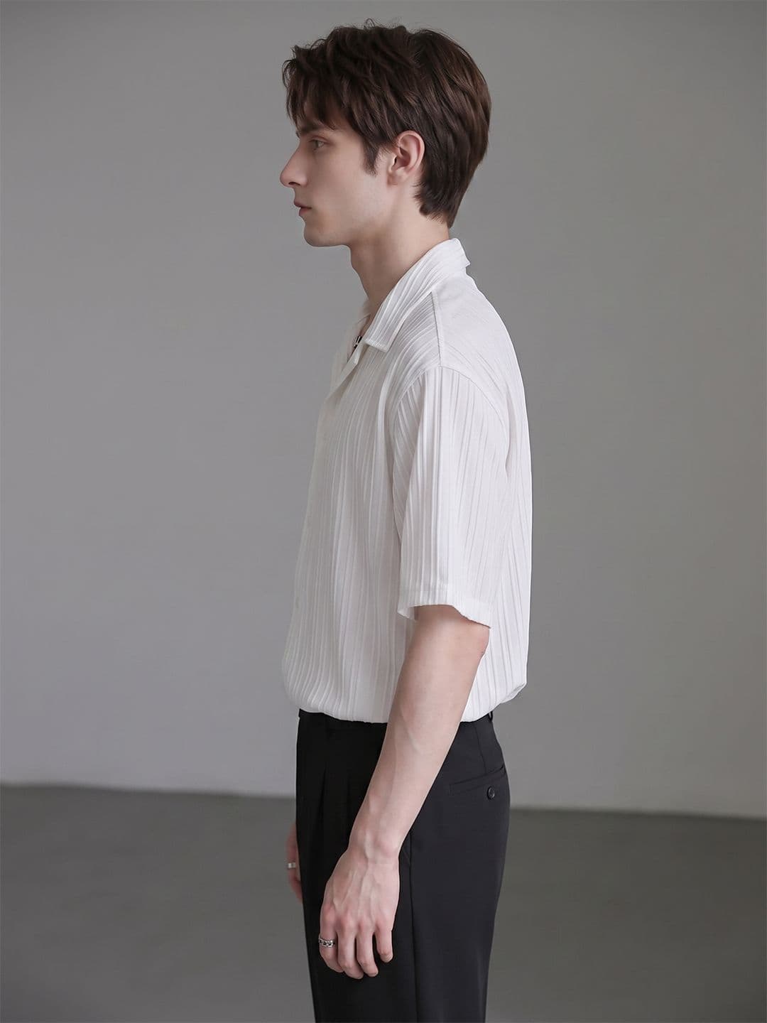 Suo Men Boxy Casual Shirt thumbnail 5