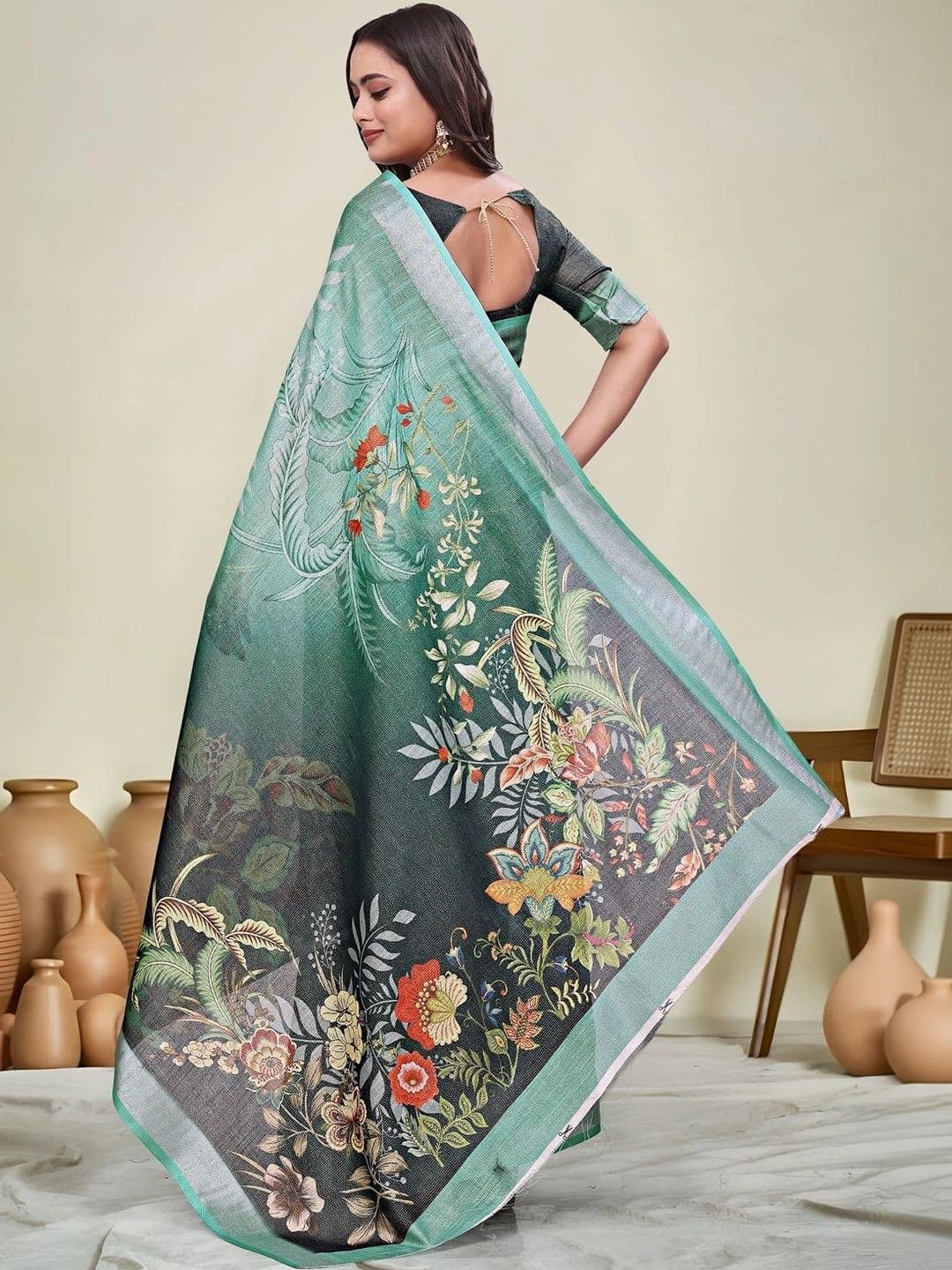 KALINI Fusion Saree thumbnail 3