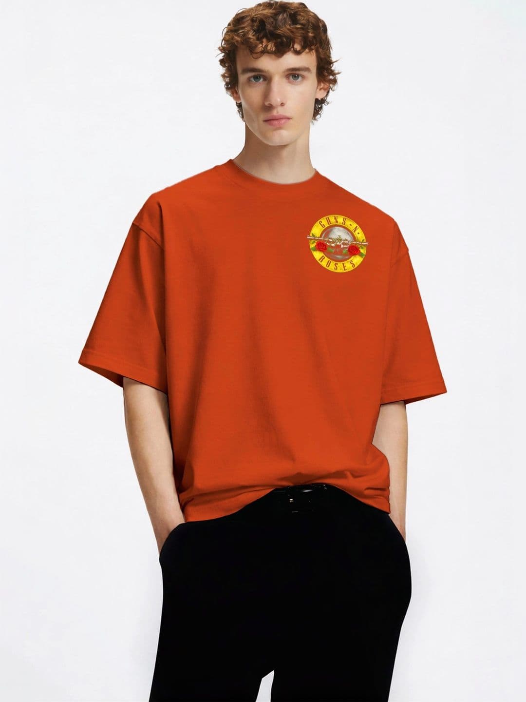 Moda rapido X TOGS & TERRE Men Brand Logo Printed Organic Cotton Blend T-shirt - view 1