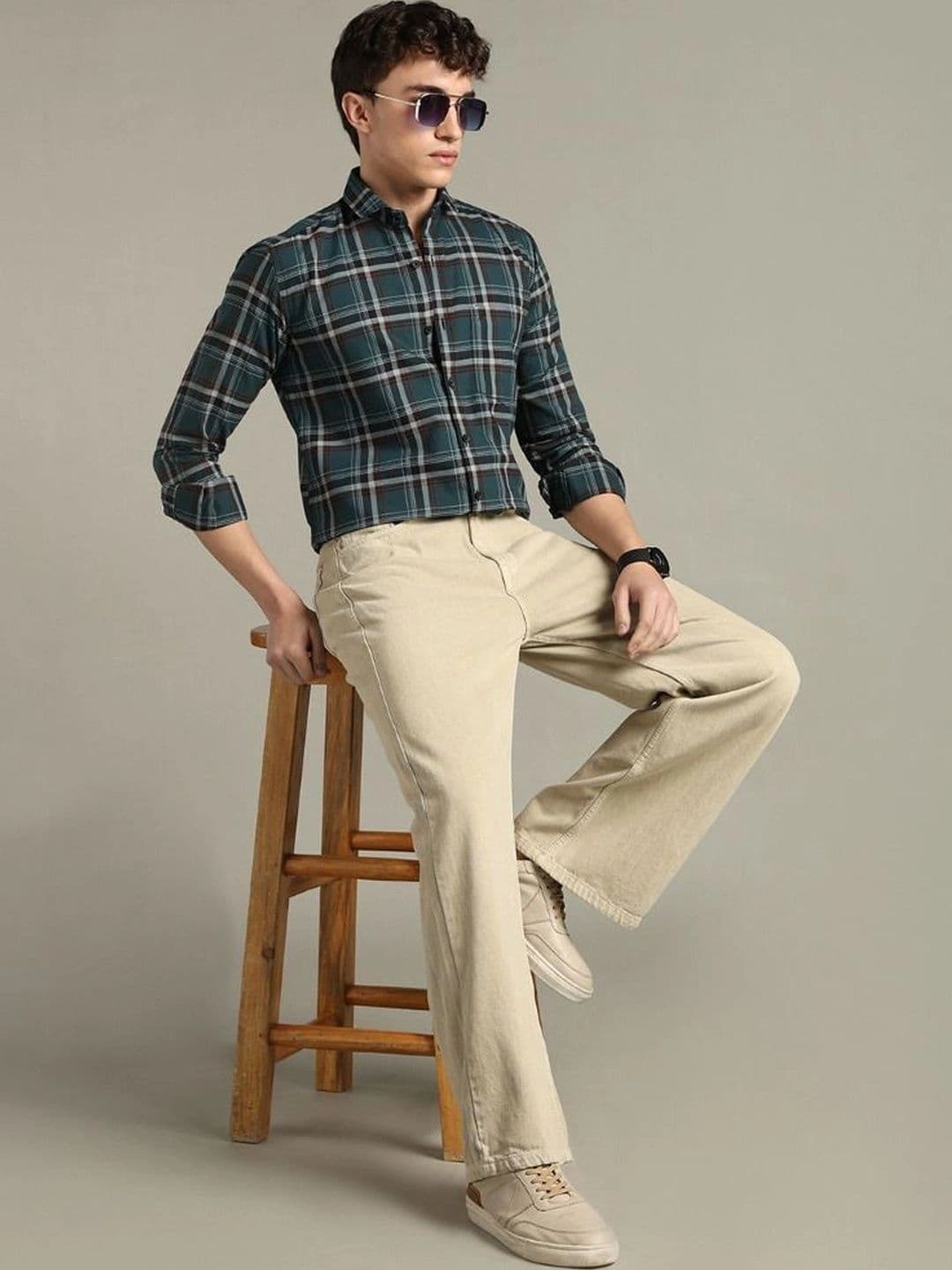 BLUEISLAND Men Comfort Tartan Checks Checked Casual Shirt thumbnail 5