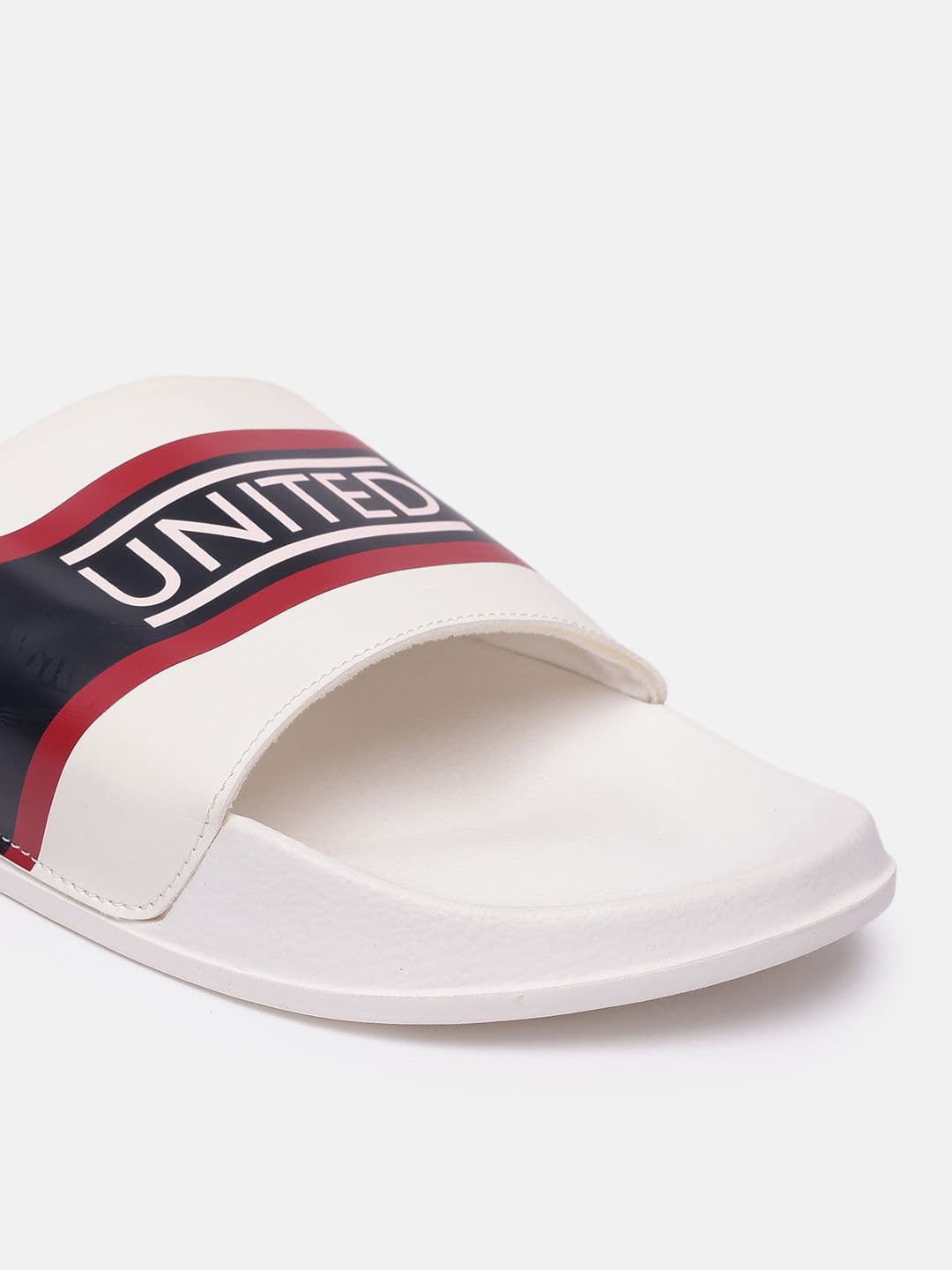 United Colors of Benetton Men Printed Sliders thumbnail 3