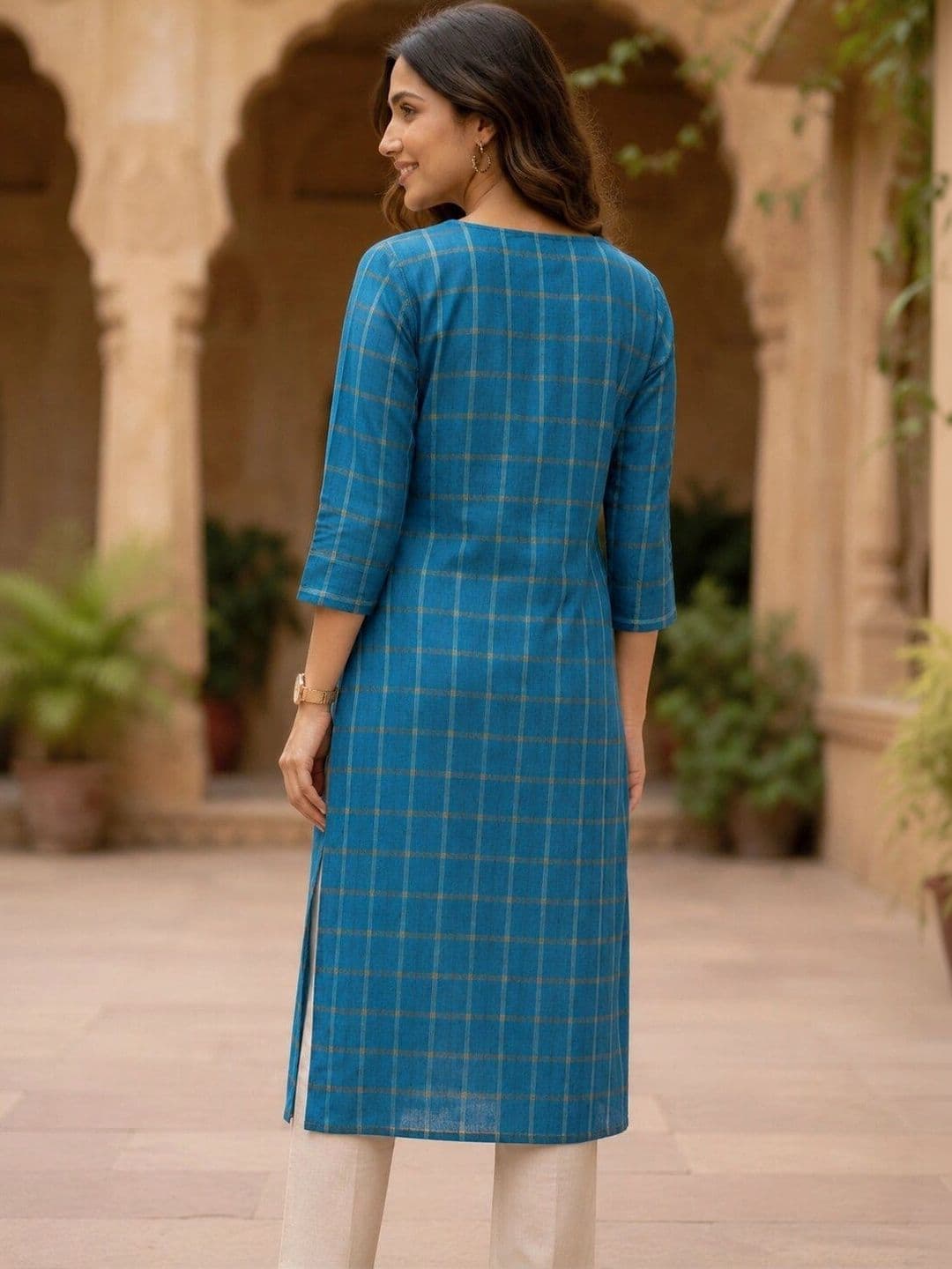 Anouk Women Handloom Kurta thumbnail 6