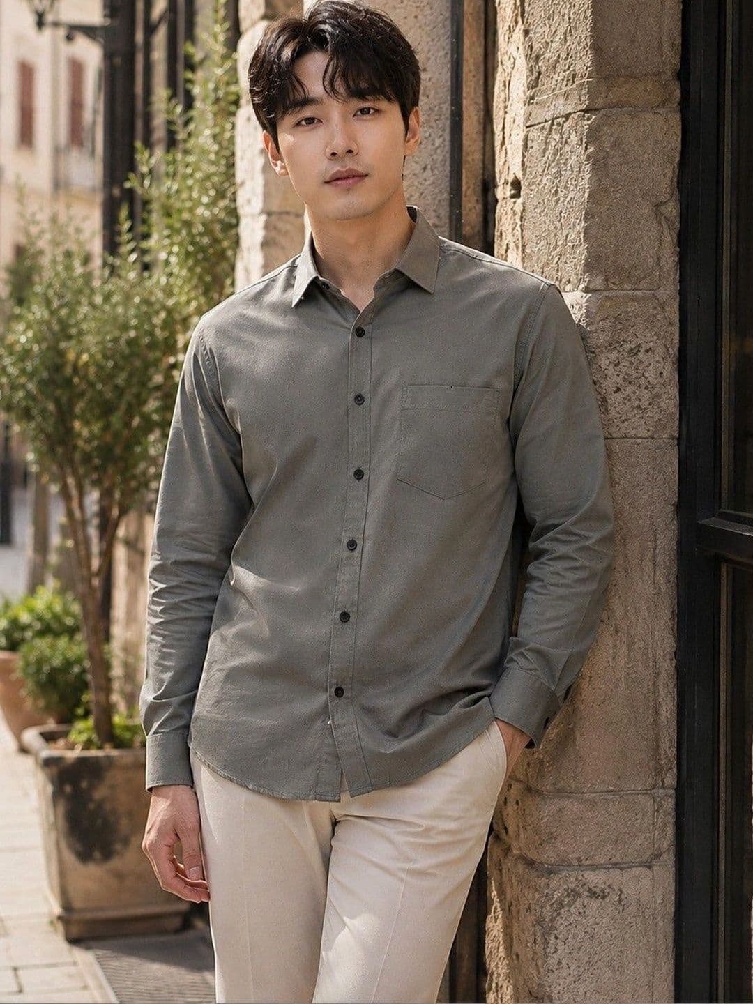 BAESD Men Premium Slim Fit Casual Shirt thumbnail 2