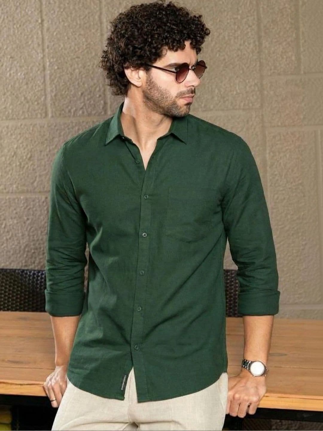 NEW-18 Men Standard Casual Shirt thumbnail 3
