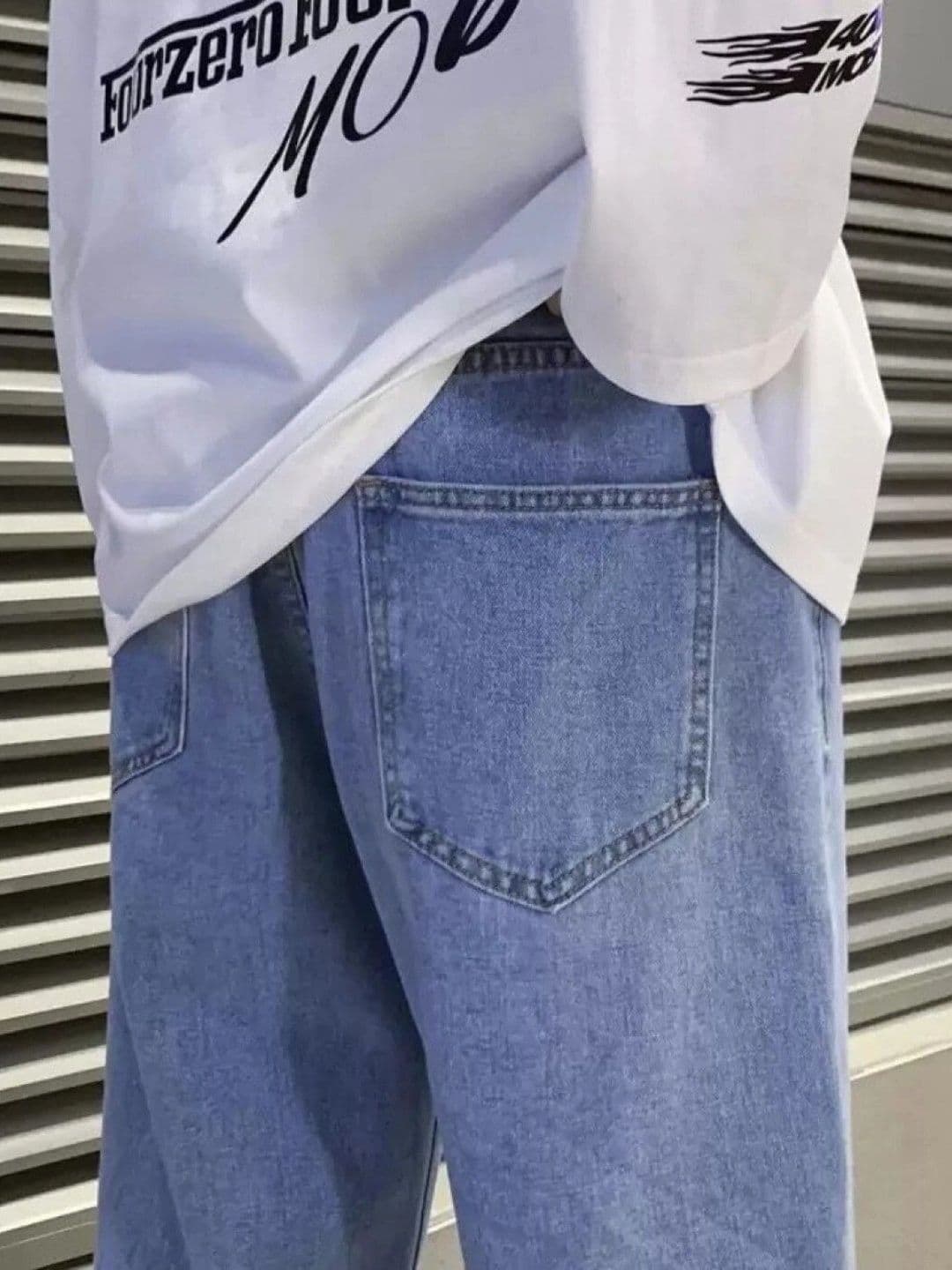 UNIFAV FASHION Men Boyfriend Fit Mid-Rise Jeans thumbnail 2