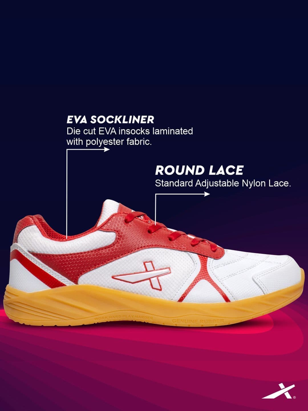 VECTOR X Ranger Court Shoe Synthetic Mesh Upper Rubber Sole Badminton Shoes thumbnail 5