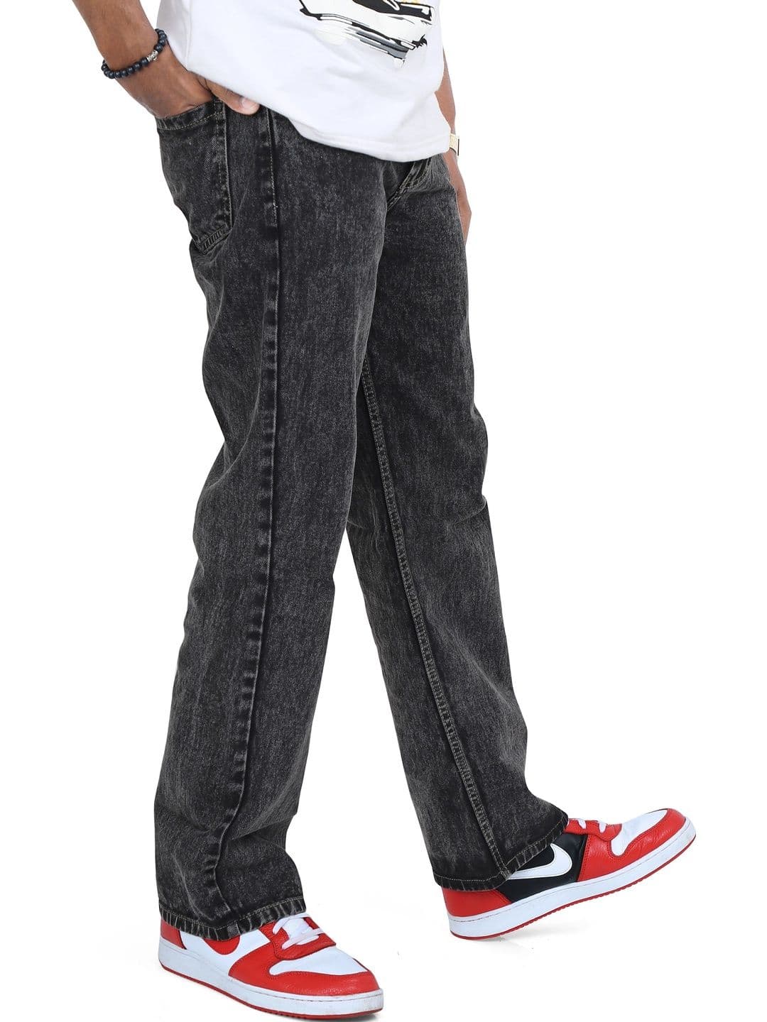 UNIFAV FASHION Men Straight Fit Mid-Rise Jeans thumbnail 6