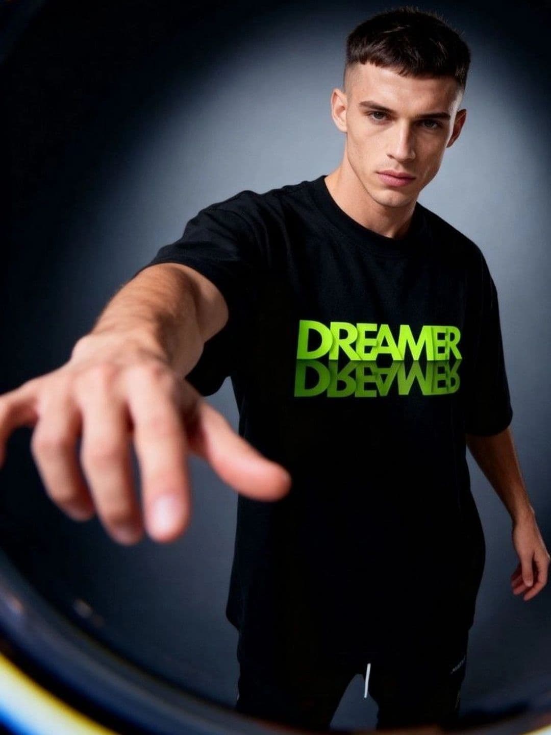 TRYMEEOUT Unisex Typography Printed T-shirt thumbnail 3
