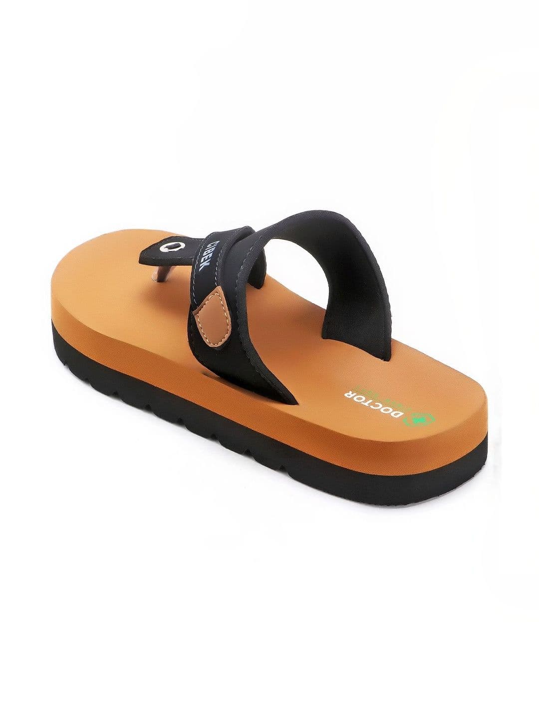 DOCTOR CIBEK SOFT Men Colourblocked Thong Flip-Flops thumbnail 2