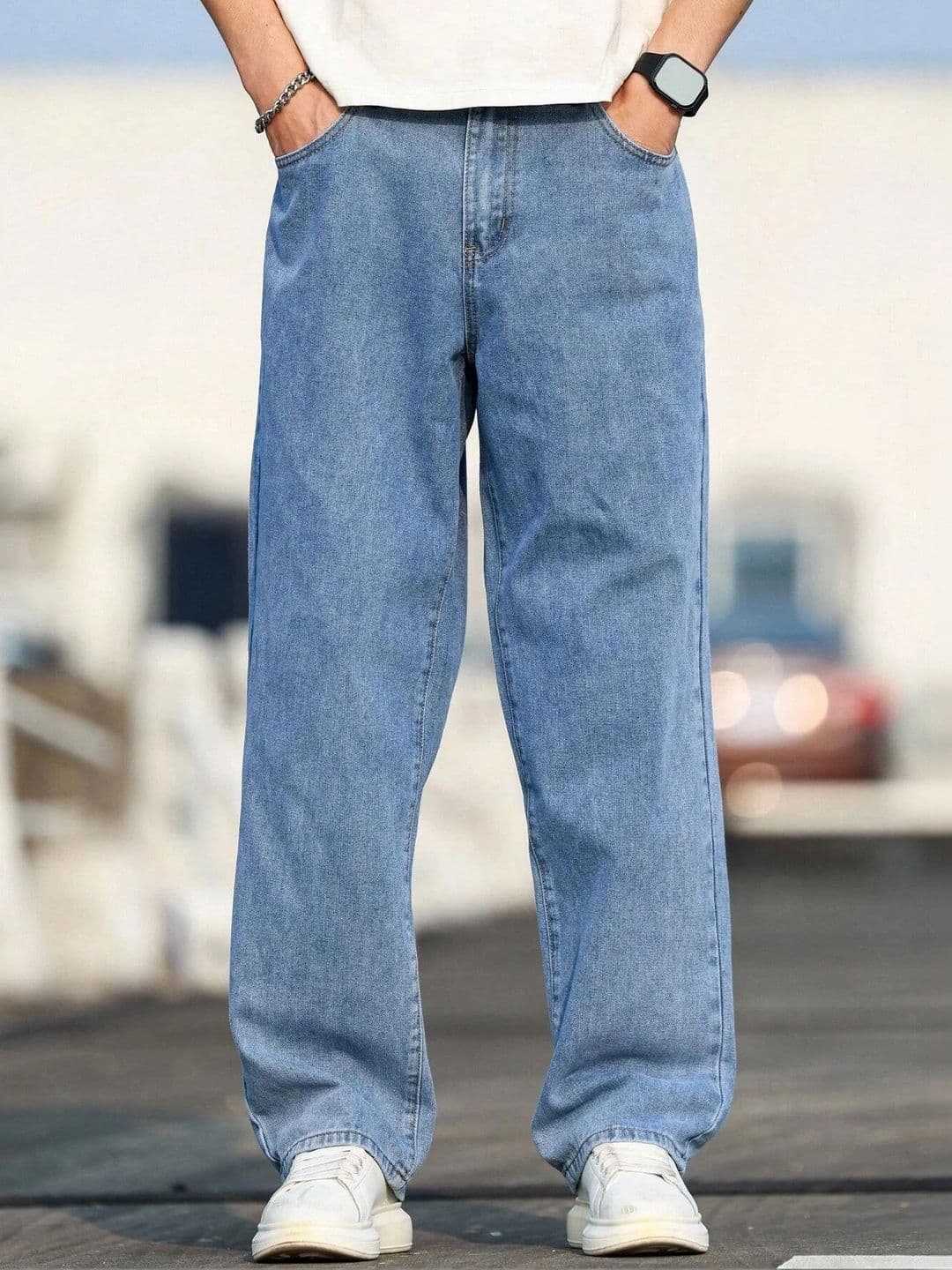 UNIFAV FASHION Men Boyfriend Fit Mid-Rise Jeans - view 1