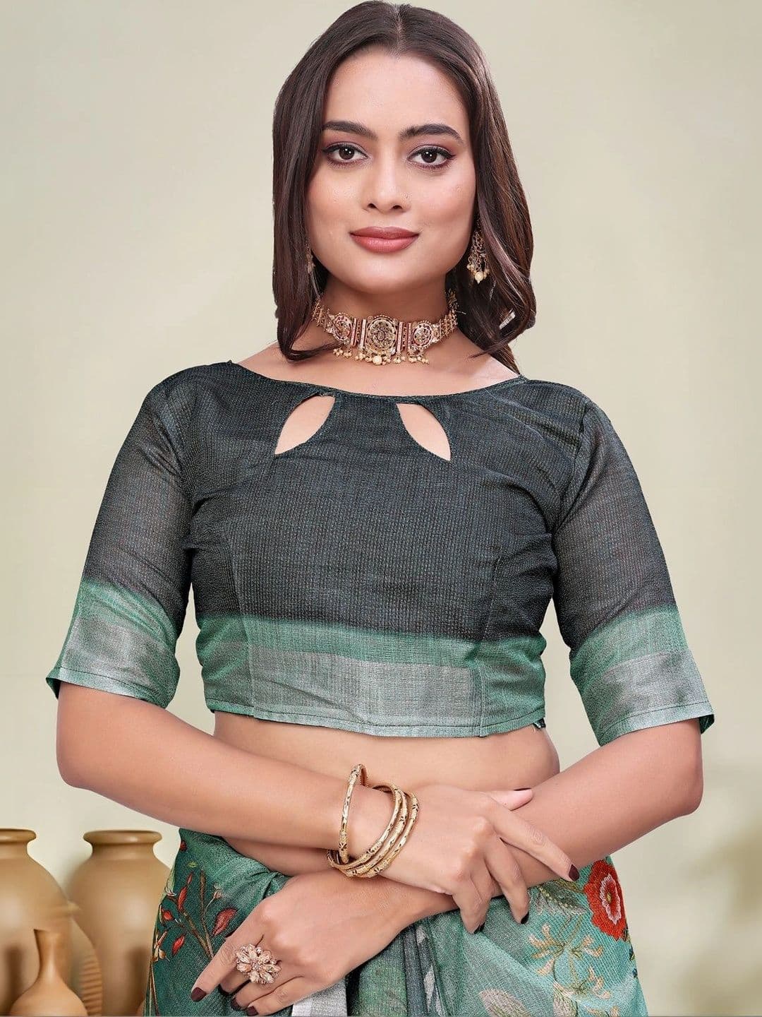 KALINI Fusion Saree thumbnail 2