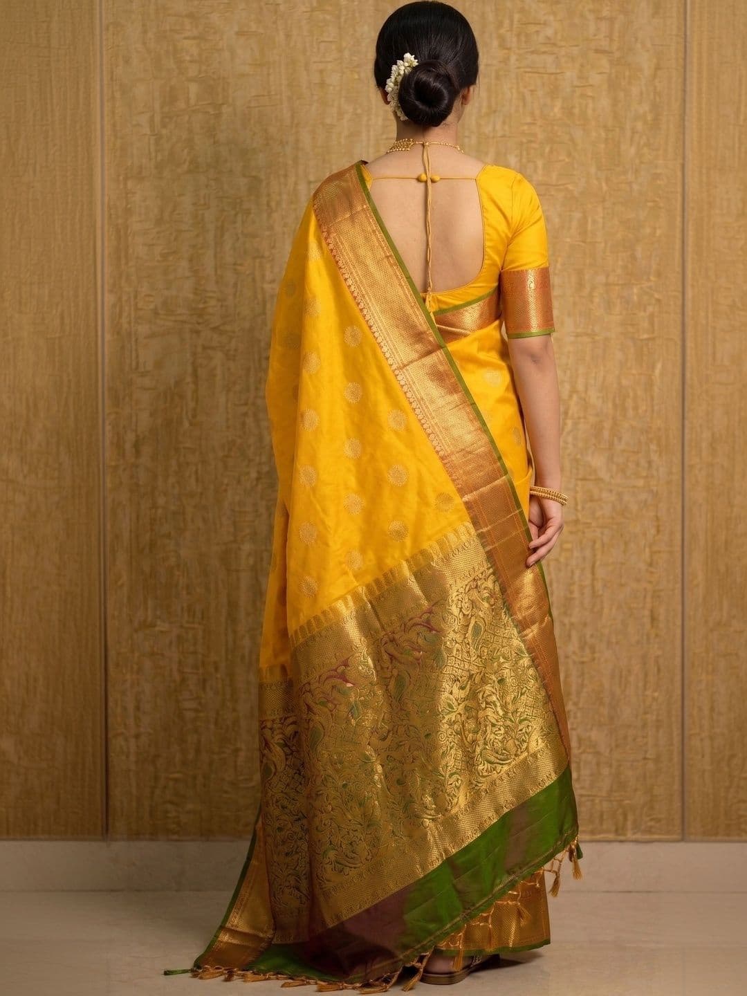 MITAL ENTERPRISE Woven Design Zari Art Silk Saree thumbnail 2