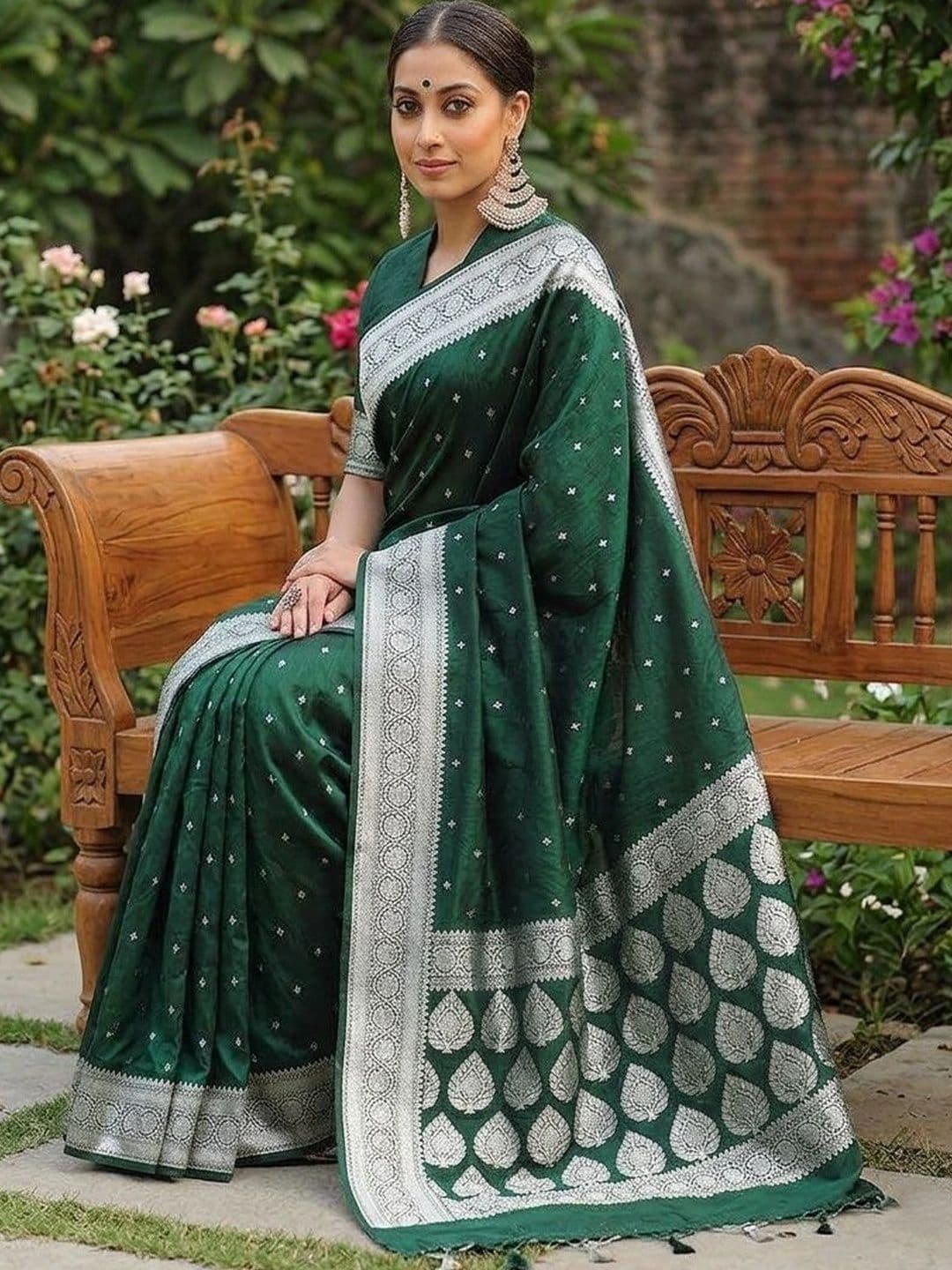 MITAL ENTERPRISE Zari Art Silk Saree thumbnail 2