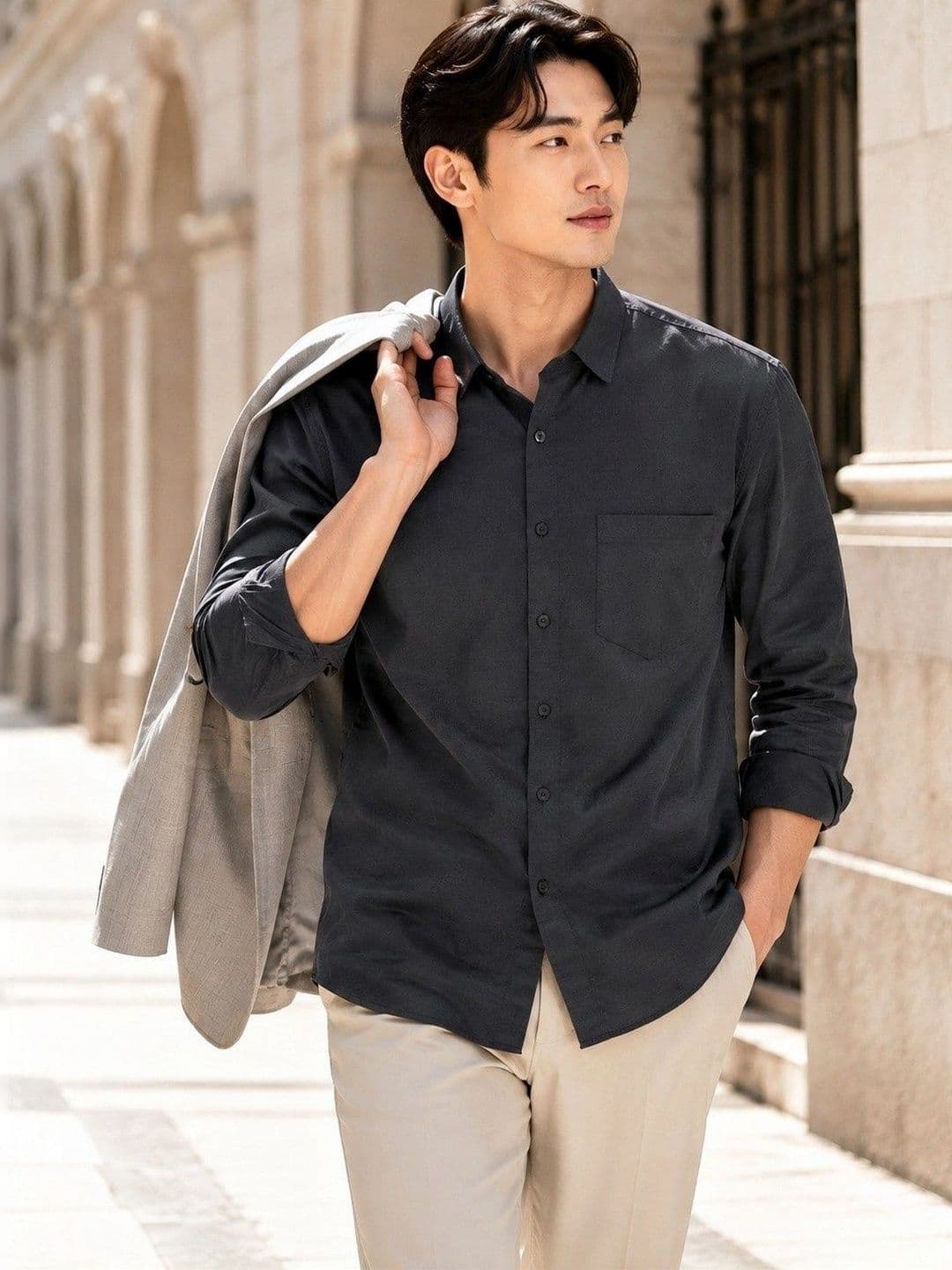BAESD Men Premium Slim Fit Casual Shirt thumbnail 2