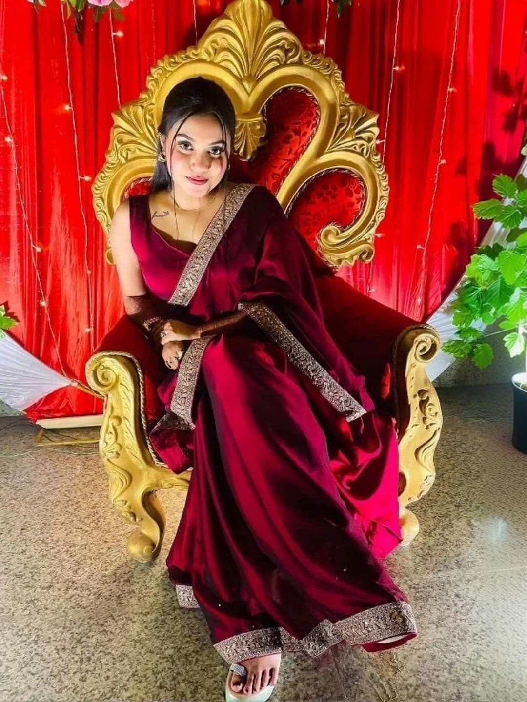 Mitera Embroidered Jute Silk Saree - view 1