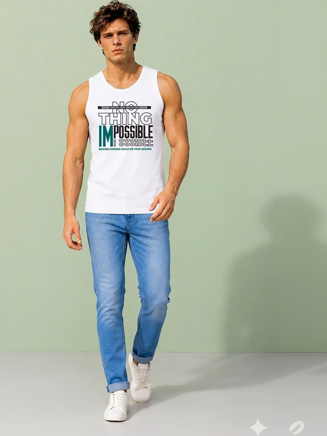 SKY HARBOAR Men Typography 2 Printed T-shirt thumbnail 3