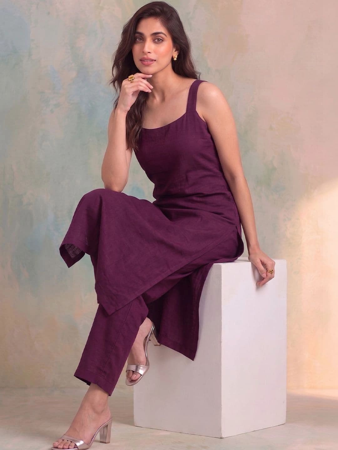 AADVIKA Women Ethnic Motifs Regular Kurta with Trousers & With Dupatta thumbnail 4