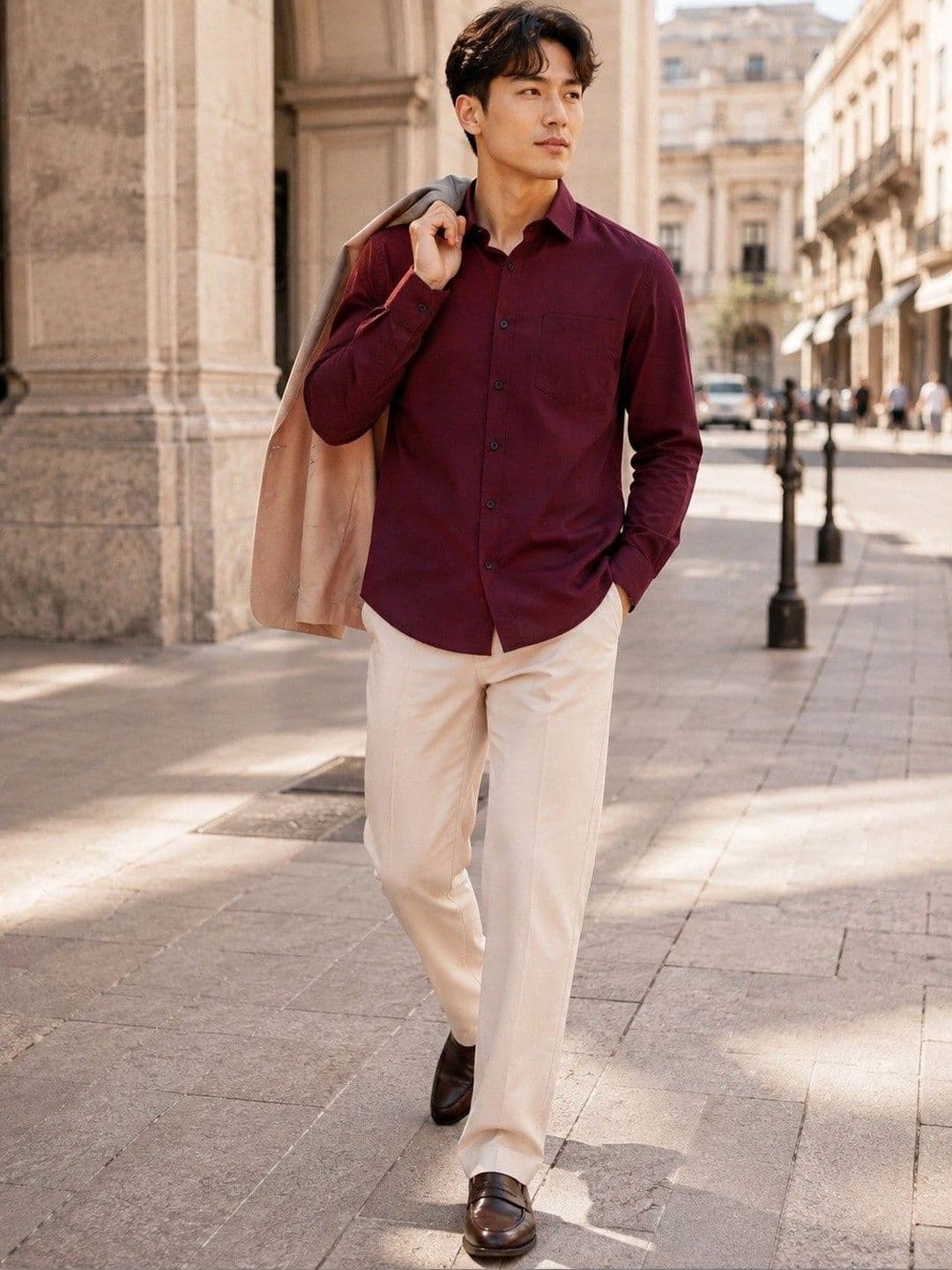 BAESD Men Premium Slim Fit Casual Shirt thumbnail 3