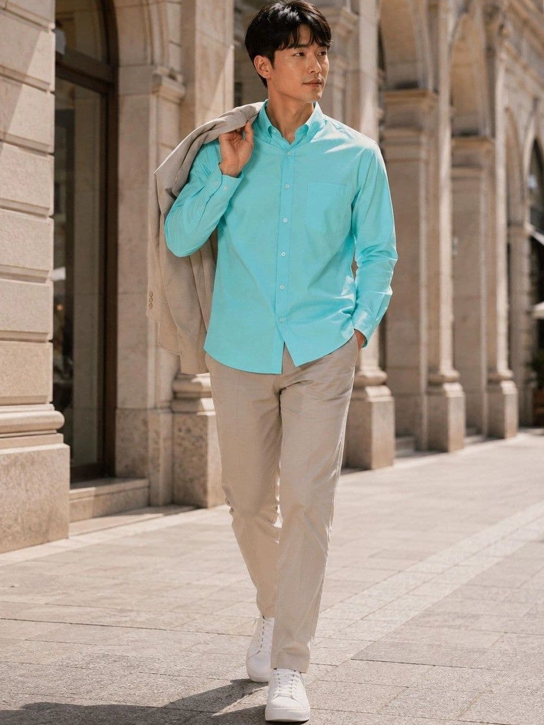 BAESD Men Premium Slim Fit Casual Shirt thumbnail 3