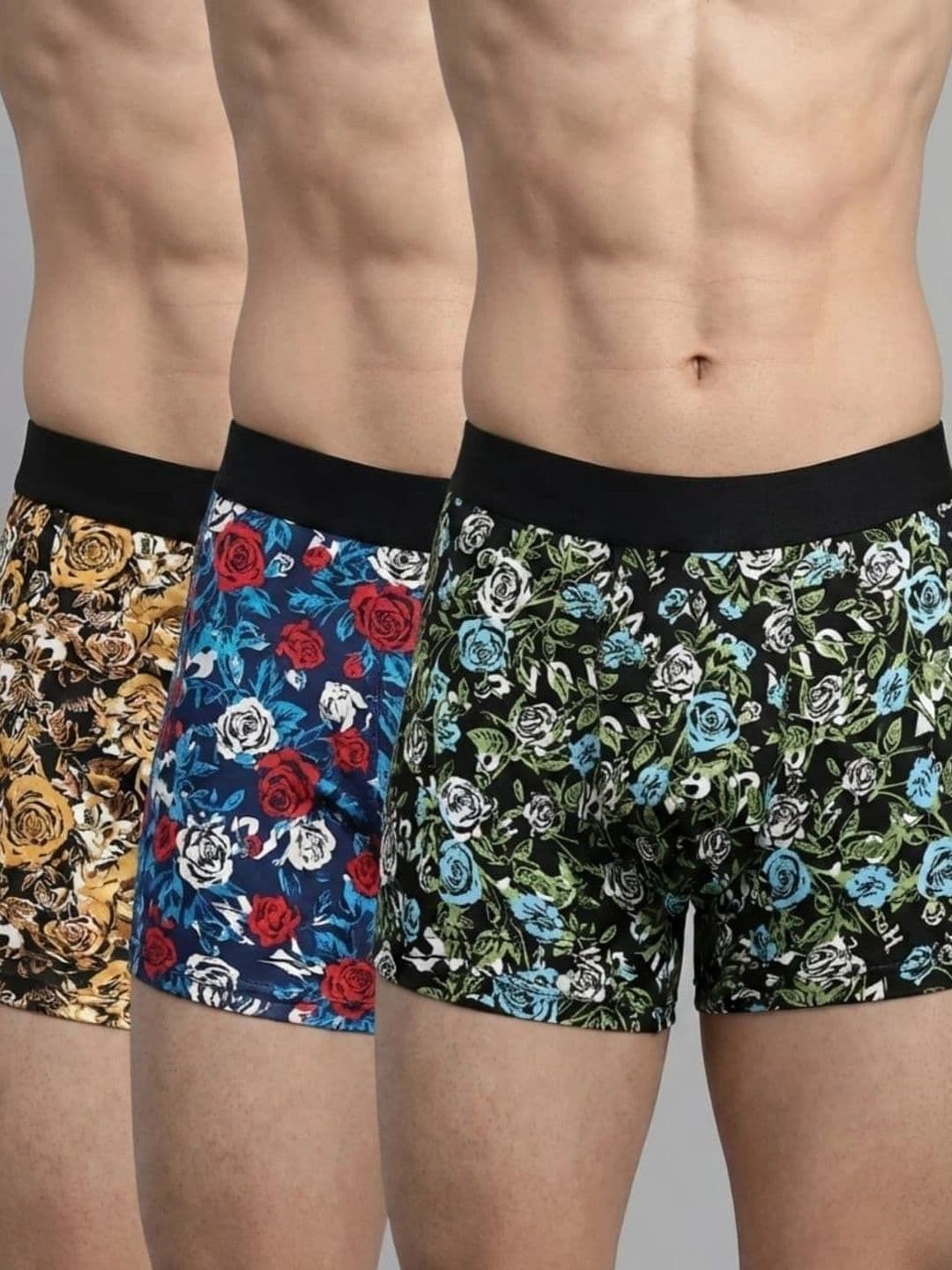 REDX Men Printed Assorted Boxer-Style Briefs - view 1