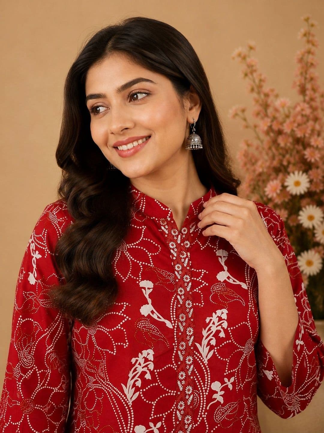 Araaha Women Floral Printed Floral Kurta thumbnail 6