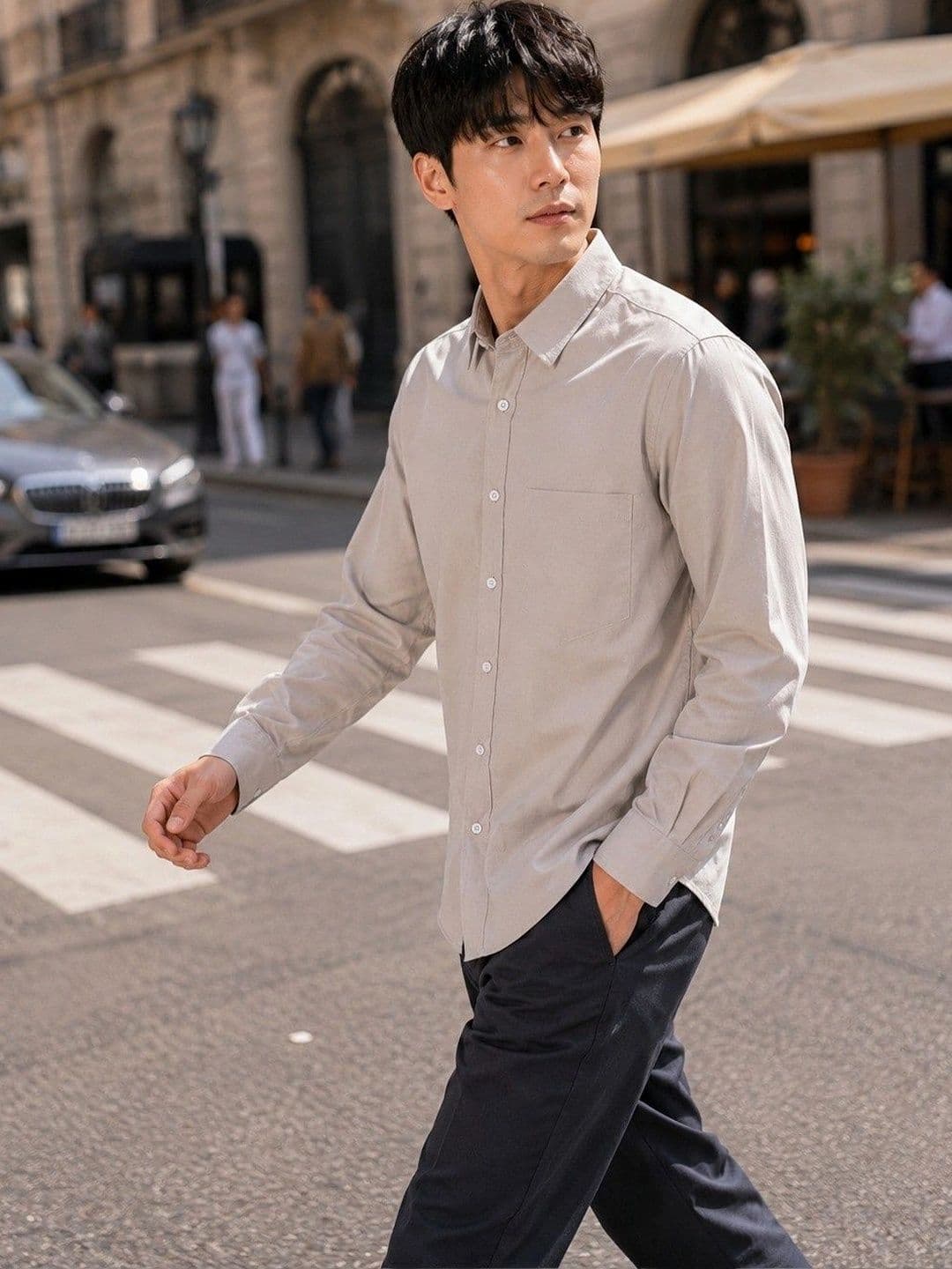 BAESD Men Premium Slim Fit Casual Shirt thumbnail 3