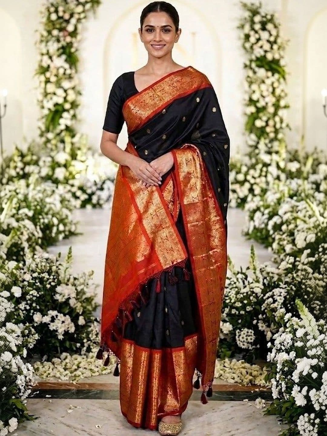 MITAL ENTERPRISE Zari Art Silk Saree - view 1