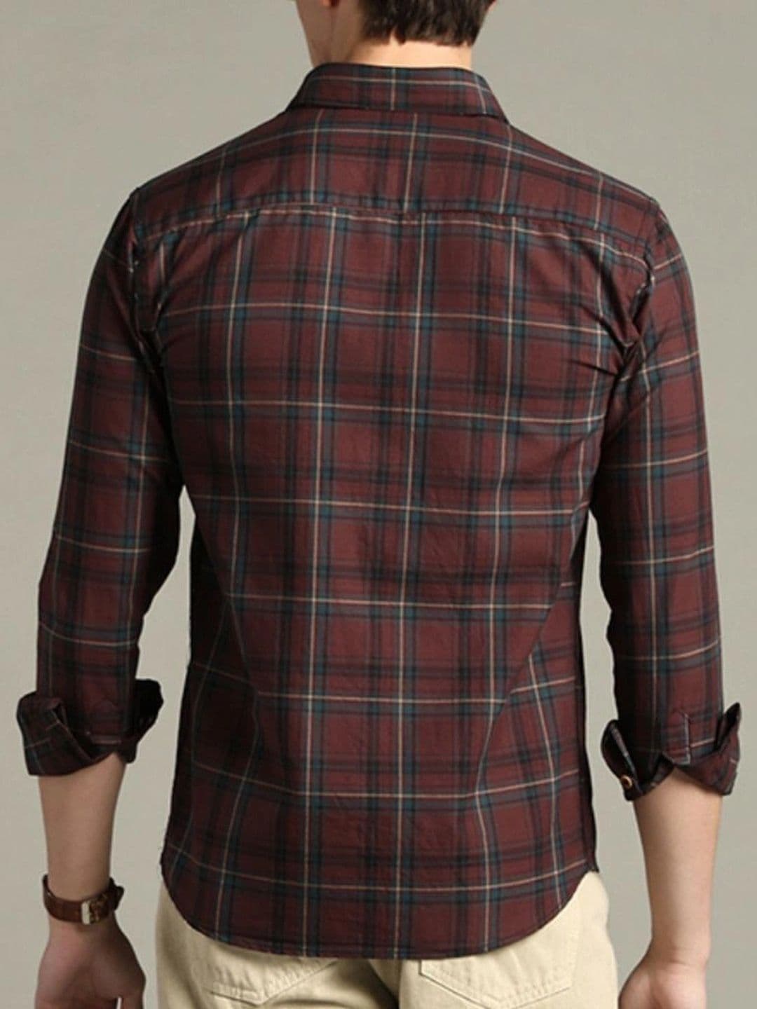 BLUEISLAND Men Comfort Tartan Checks Checked Casual Shirt thumbnail 4
