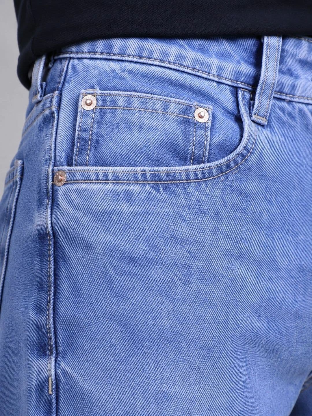 GEX Men Jean Straight Fit Mid-Rise Light Fade Jeans thumbnail 5