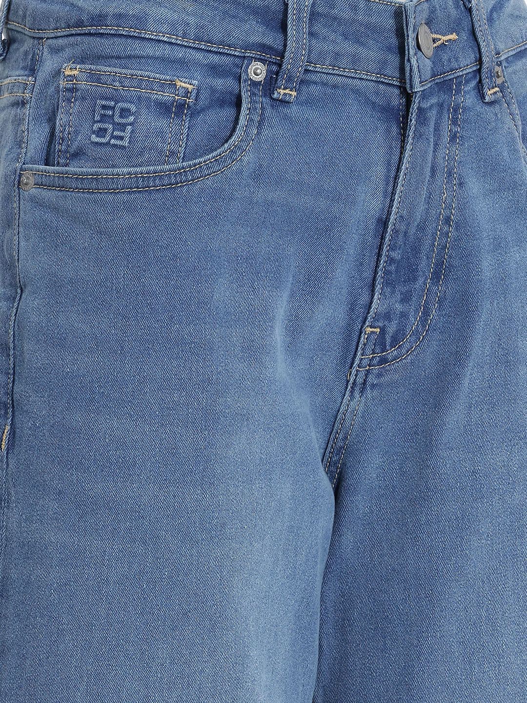 French Connection Women Wide Leg Fit Cuffed Hem High-Rise Jeans thumbnail 2