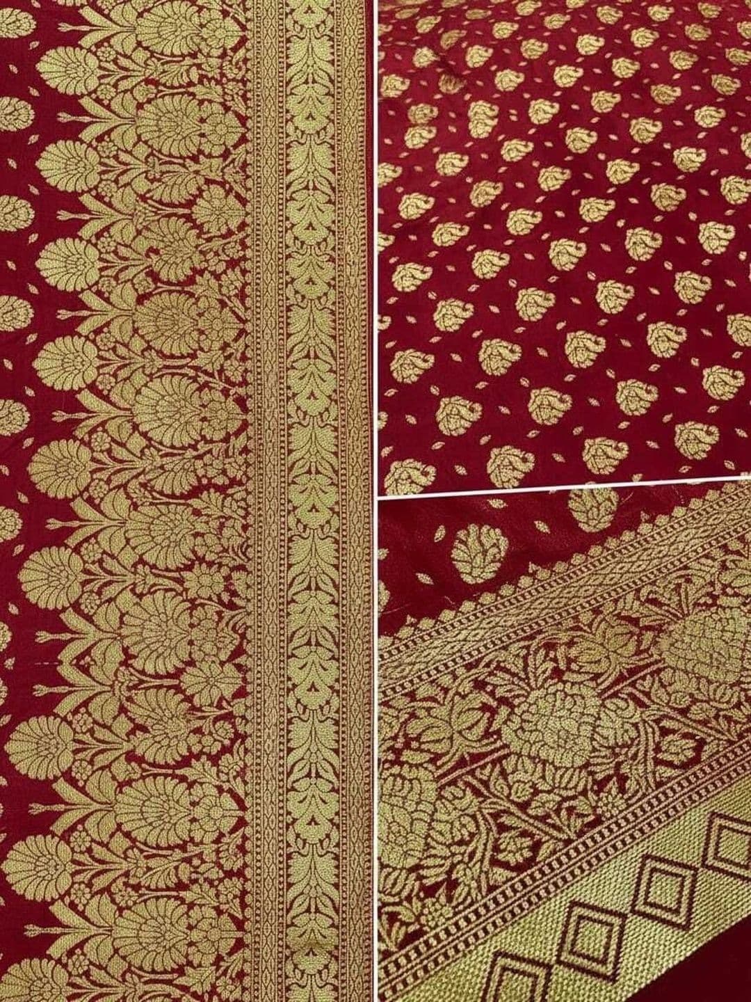 AYATSILK Woven Design Zari Satin Saree thumbnail 5