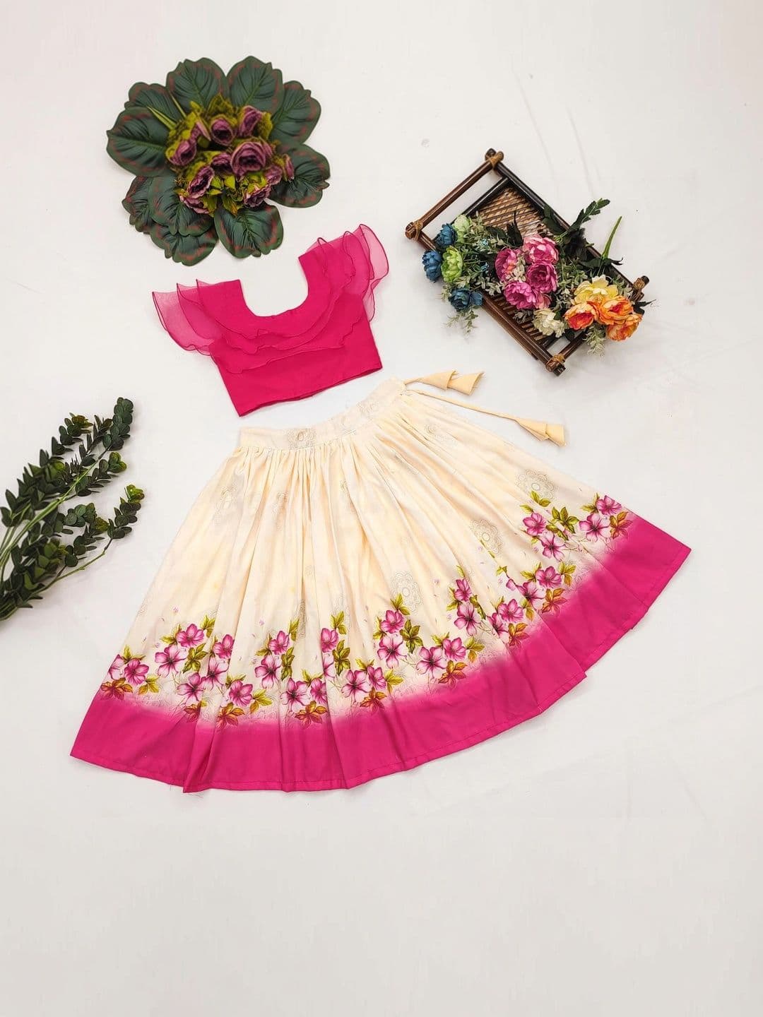 Sangria Girls Ready to Wear Lehenga & thumbnail 4