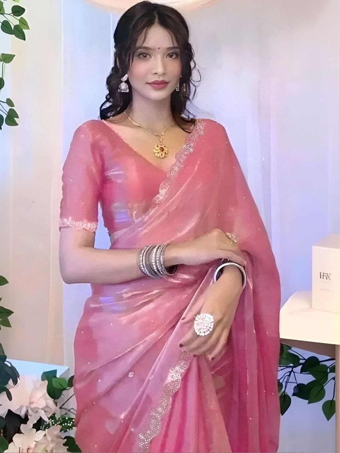 RENBRIZA Art Silk Saree - view 1