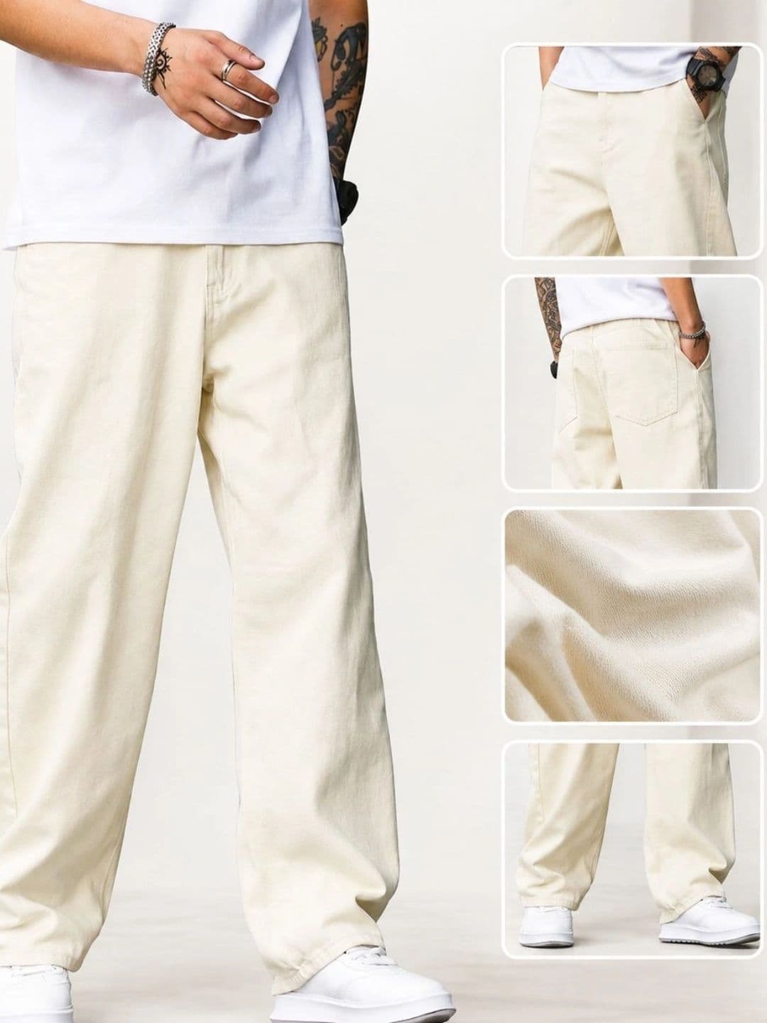 BREXX Men Jean Straight Fit Mid-Rise Stretchable Jeans - view 1