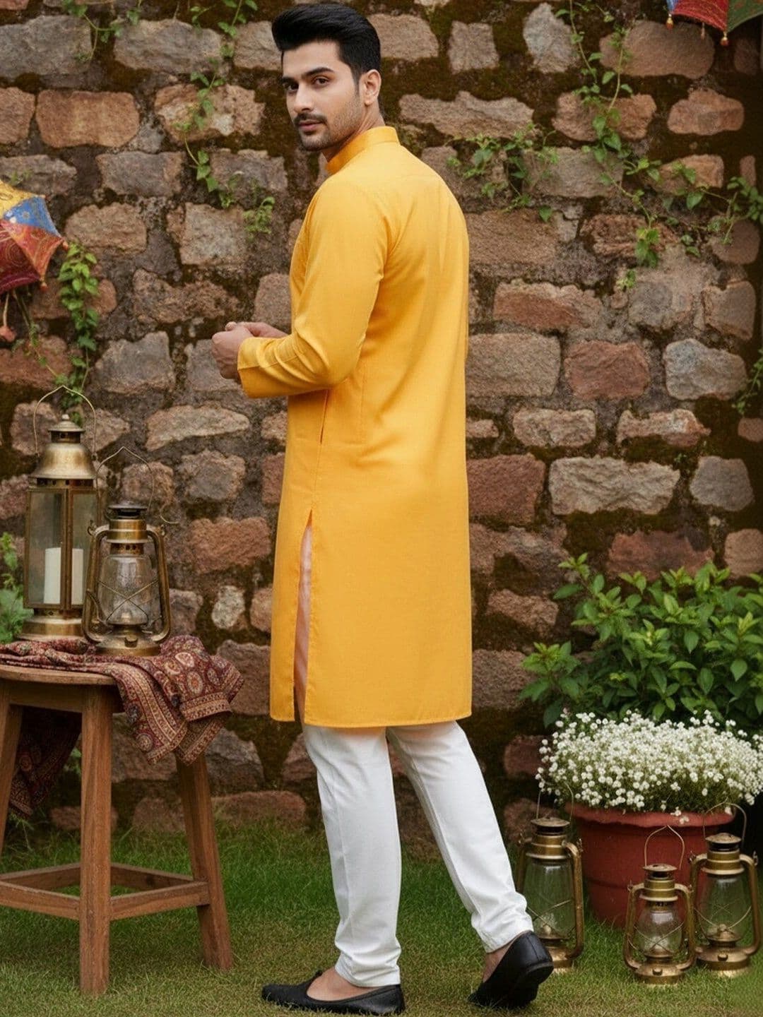 HUZUR Men Kurta thumbnail 4