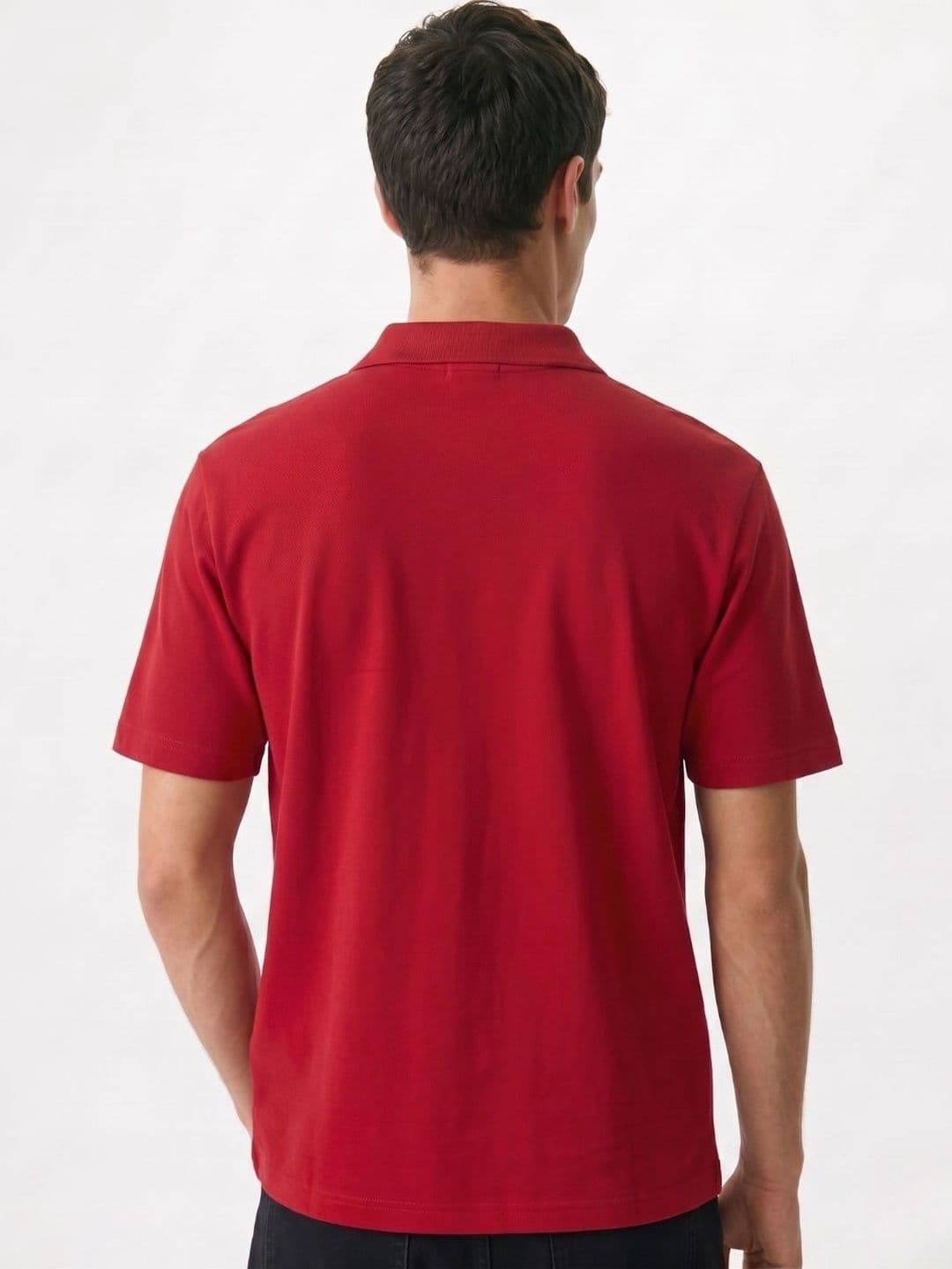 HERE&NOW Men Printed Polo Collar T-shirt thumbnail 3