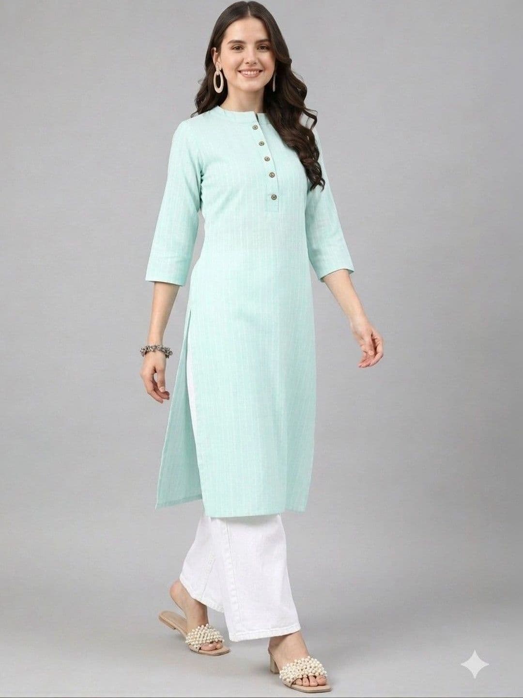 Anouk Women Striped Kurta - view 1