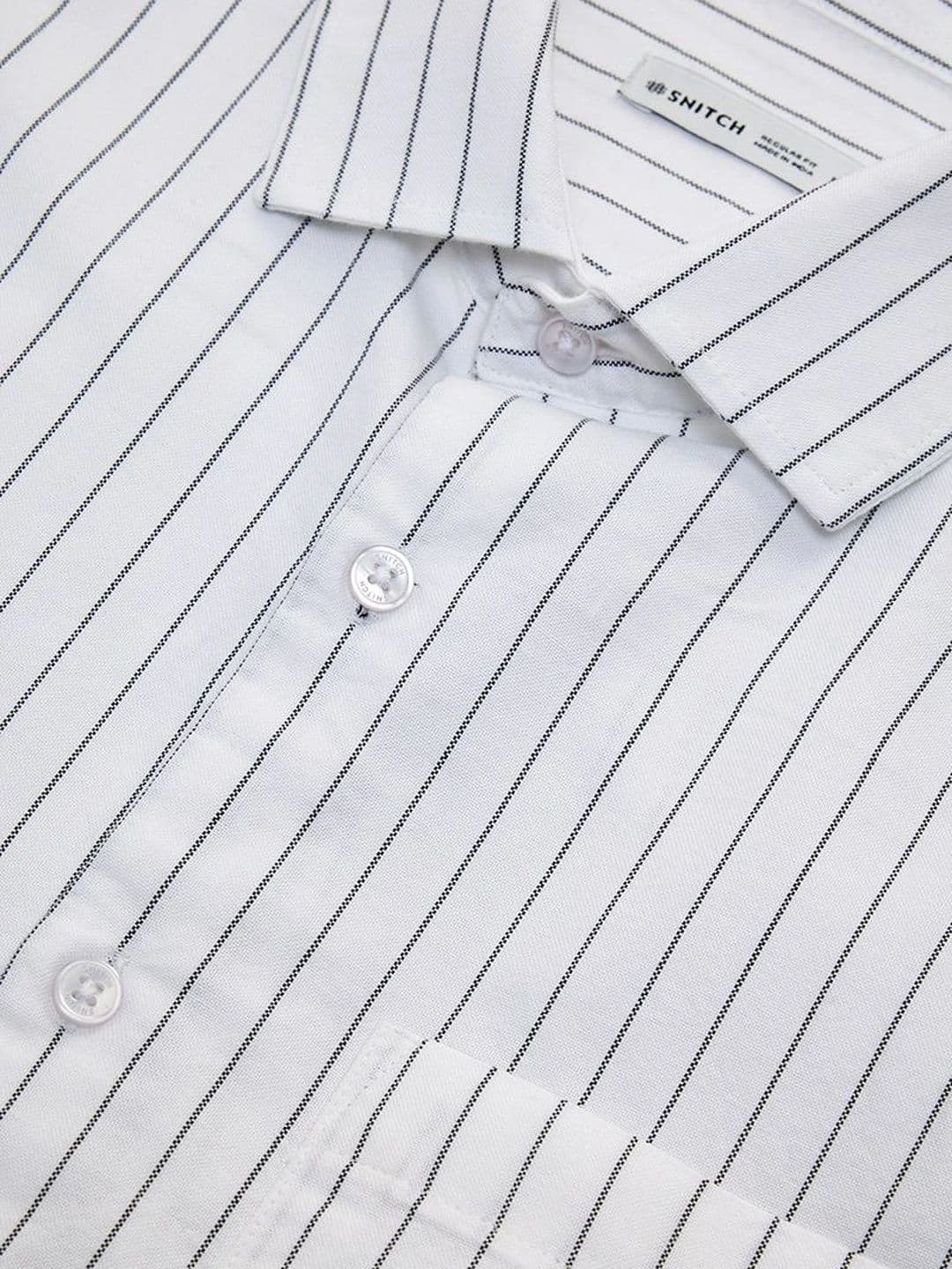 Snitch Men Striped Casual Shirt thumbnail 6